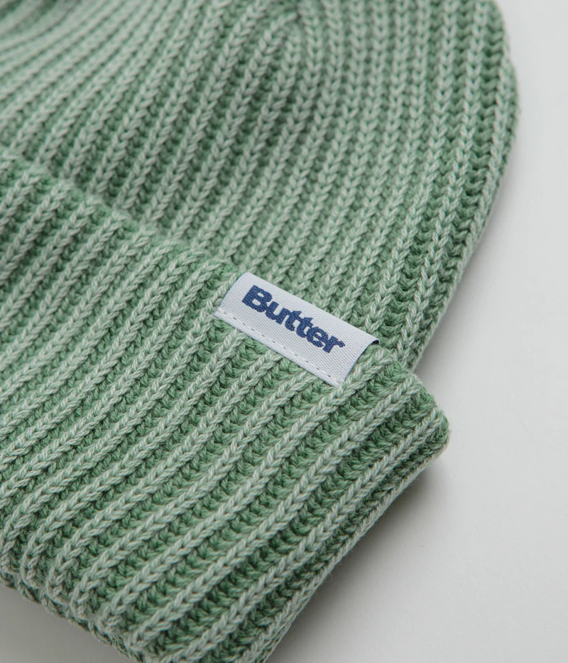 Butter Goods Washed Beanie - Pine - Image 2