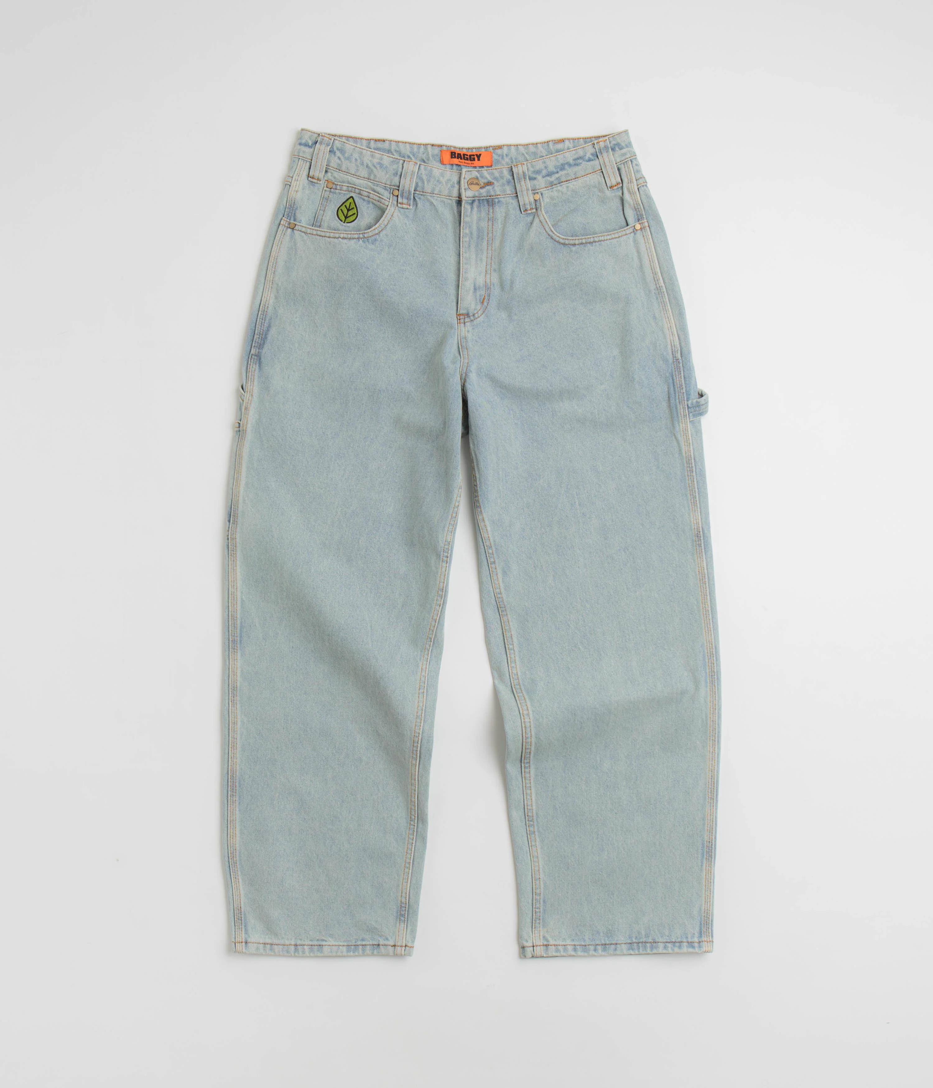 Butter Goods Weathergear Denim Jeans - Faded Light Wash
