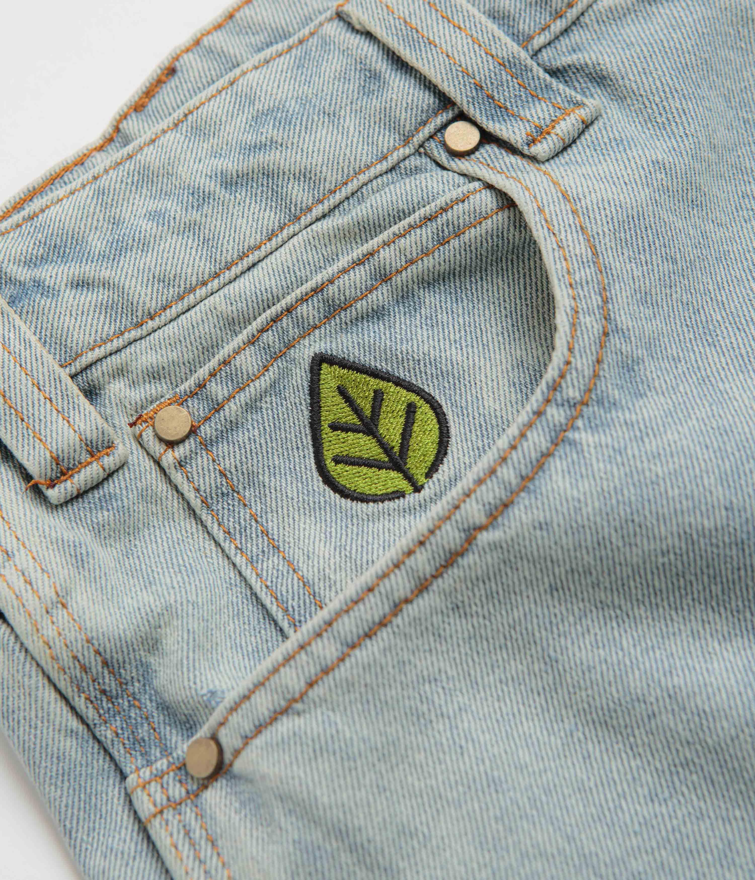 Butter Goods Weathergear Denim Jeans - Faded Light Wash - Image 7