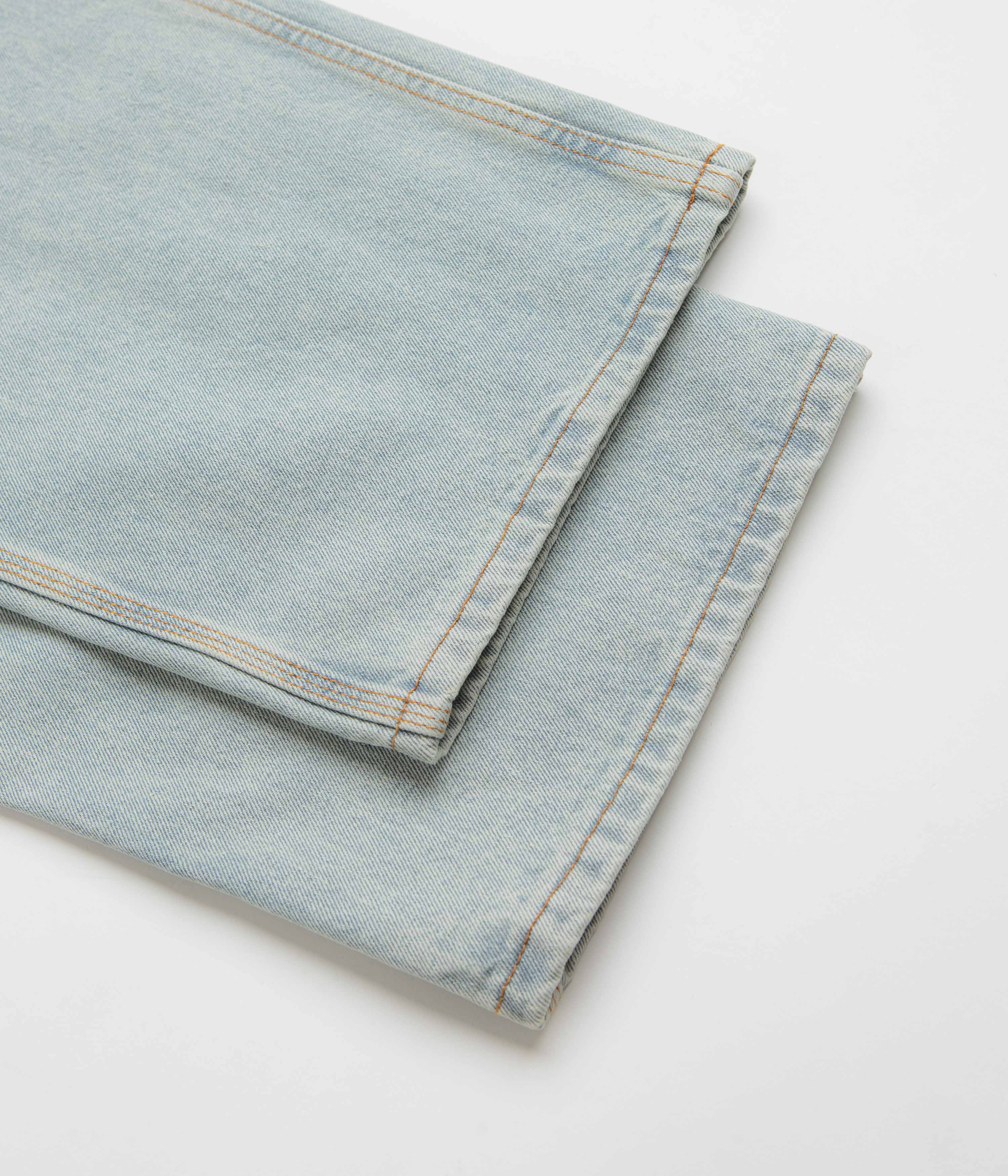 Butter Goods Weathergear Denim Jeans - Faded Light Wash - Image 8