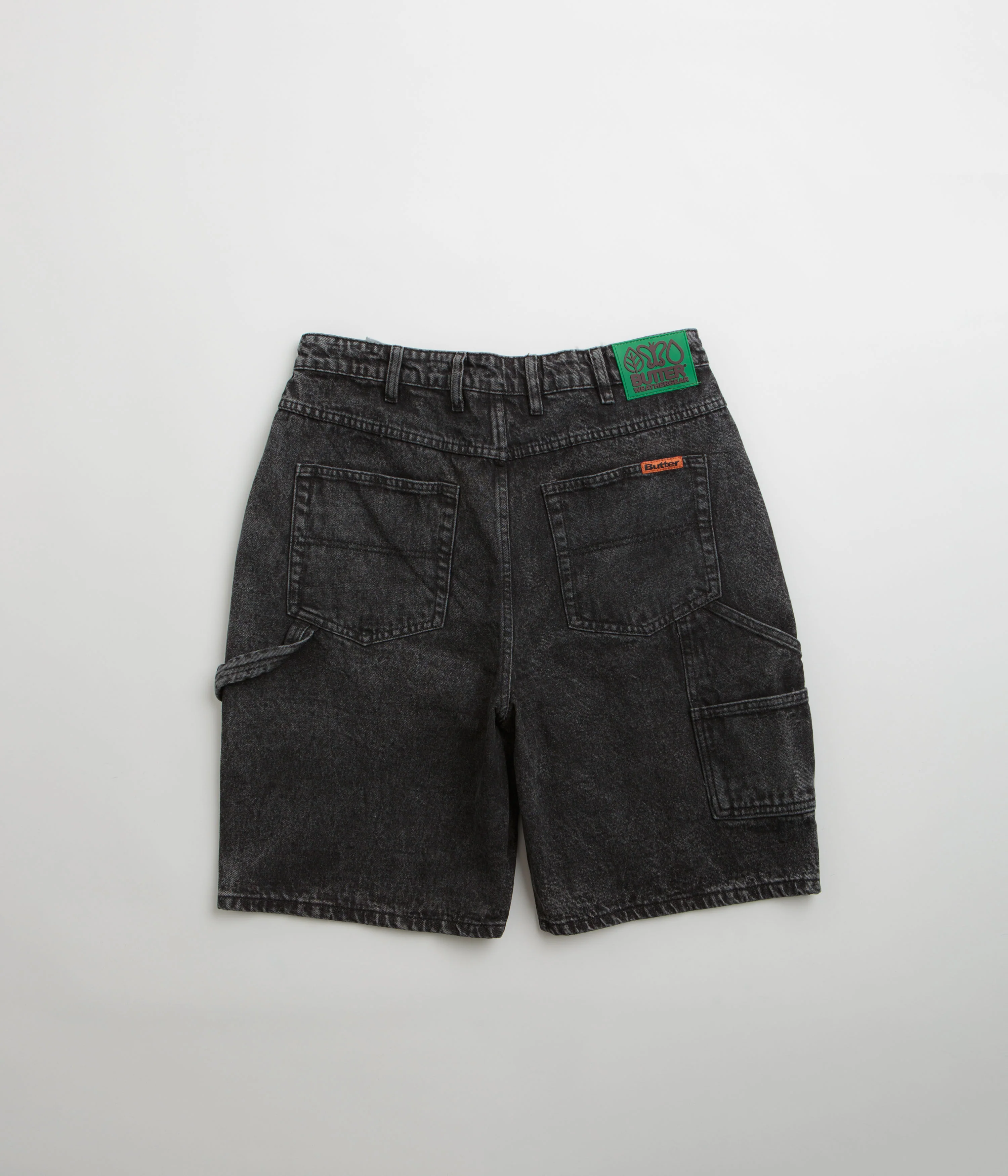 Butter Goods Weathergear Denim Shorts - Faded Black - Image 3