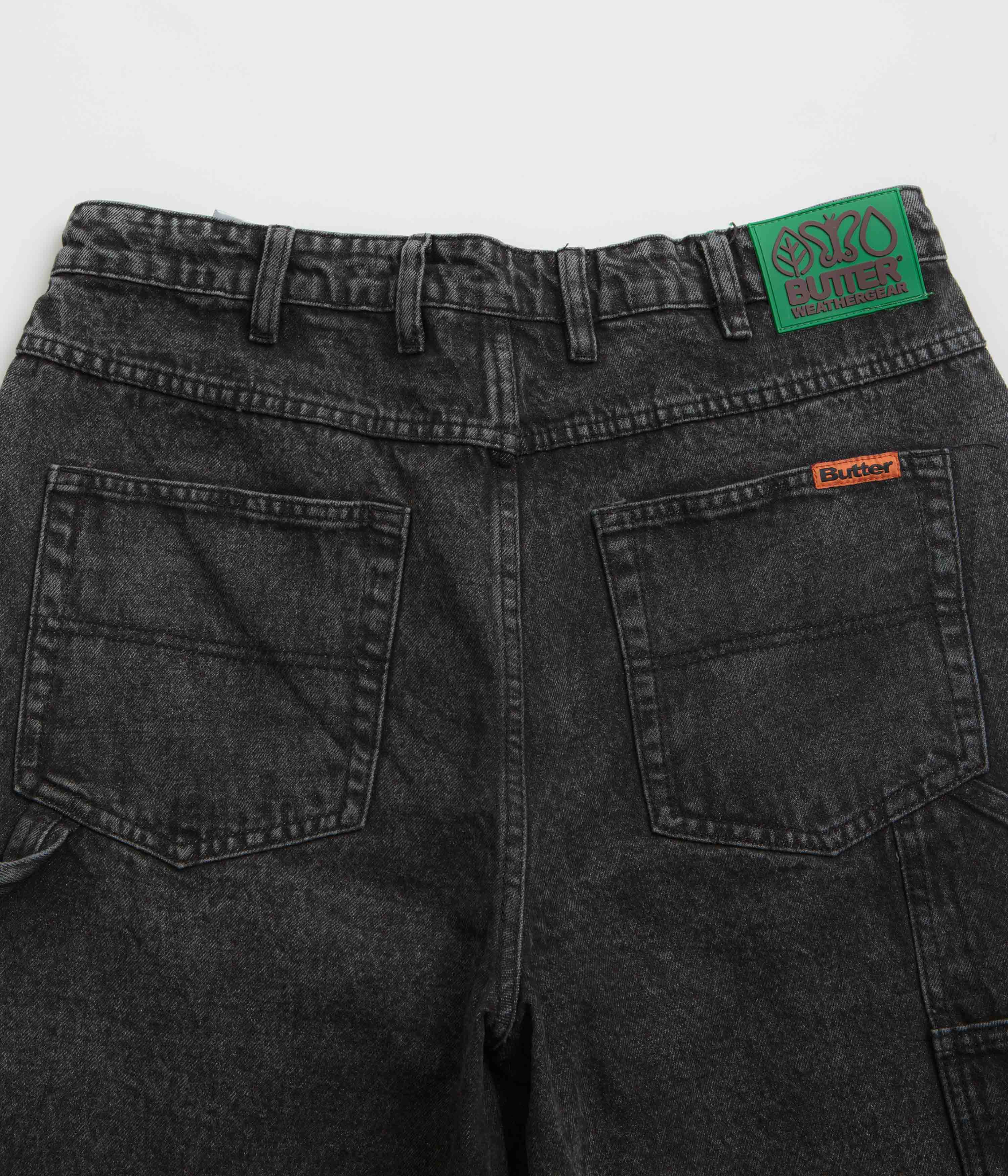 Butter Goods Weathergear Denim Shorts - Faded Black - Image 6