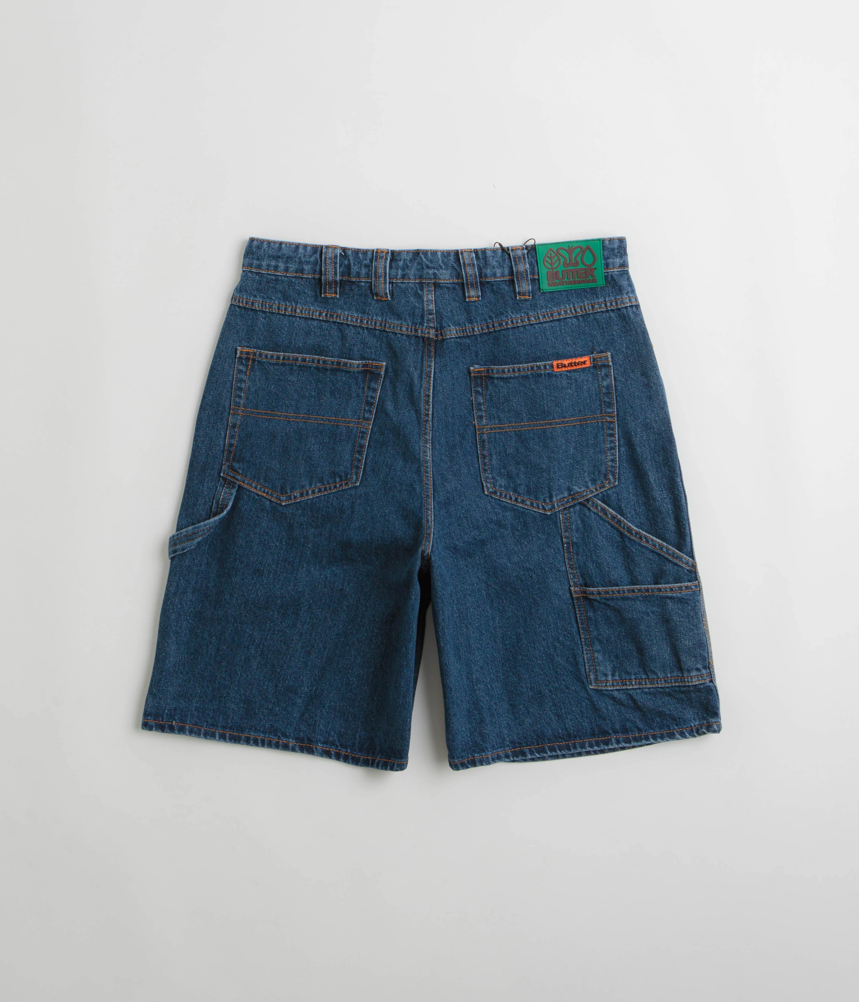 Butter Goods Weathergear Denim Shorts - Repaired Indigo - Image 3