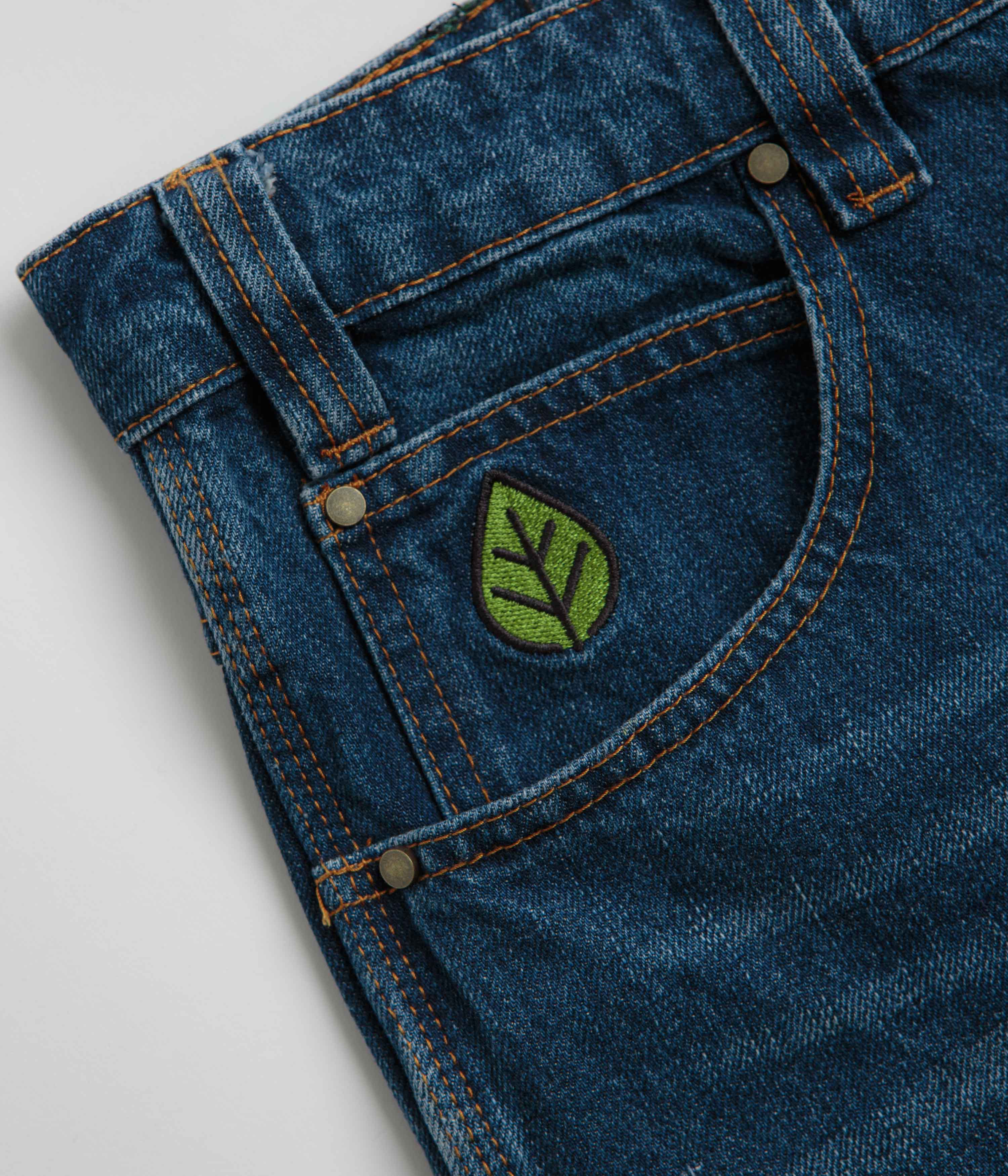 Butter Goods Weathergear Denim Shorts - Repaired Indigo - Image 4