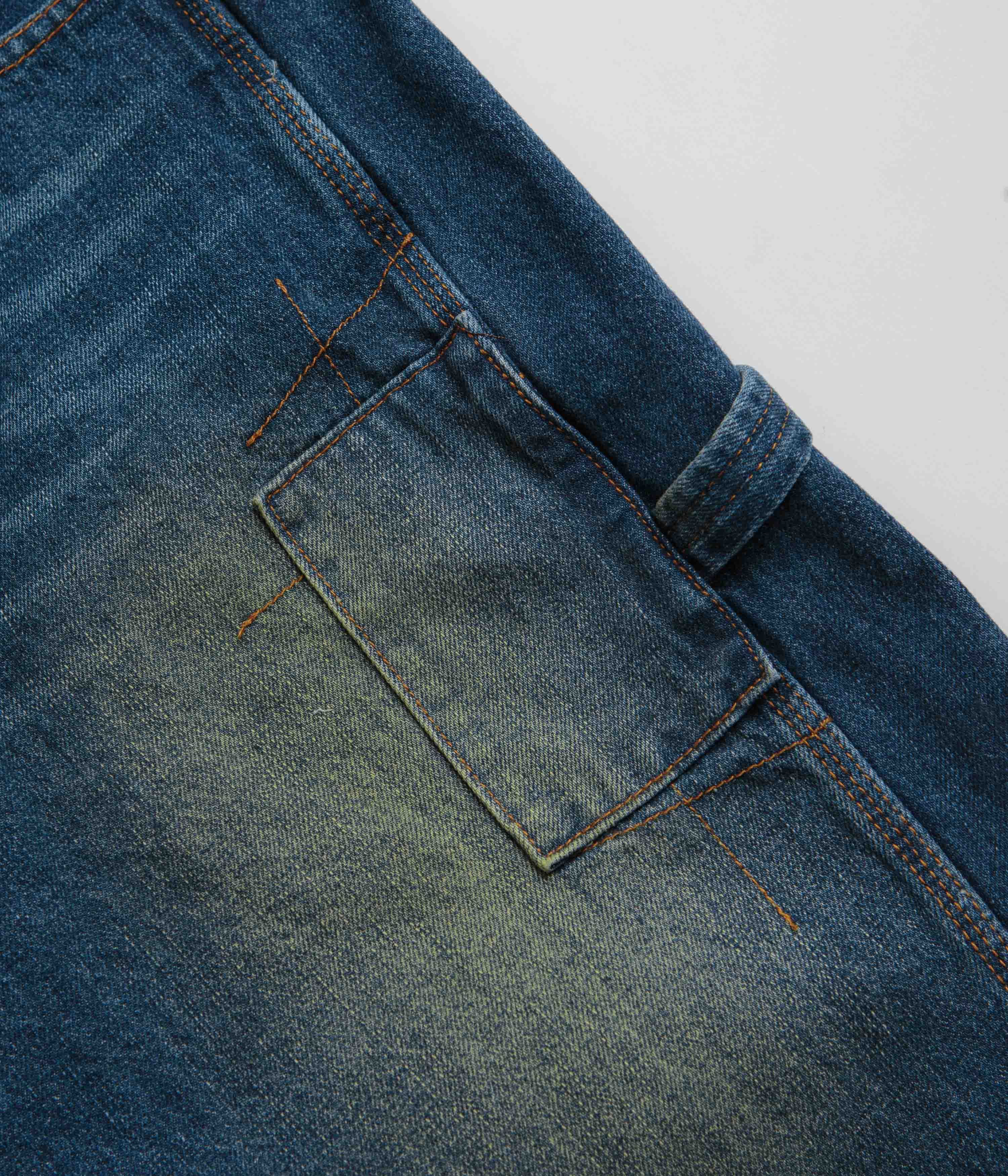Butter Goods Weathergear Denim Shorts - Repaired Indigo - Image 9