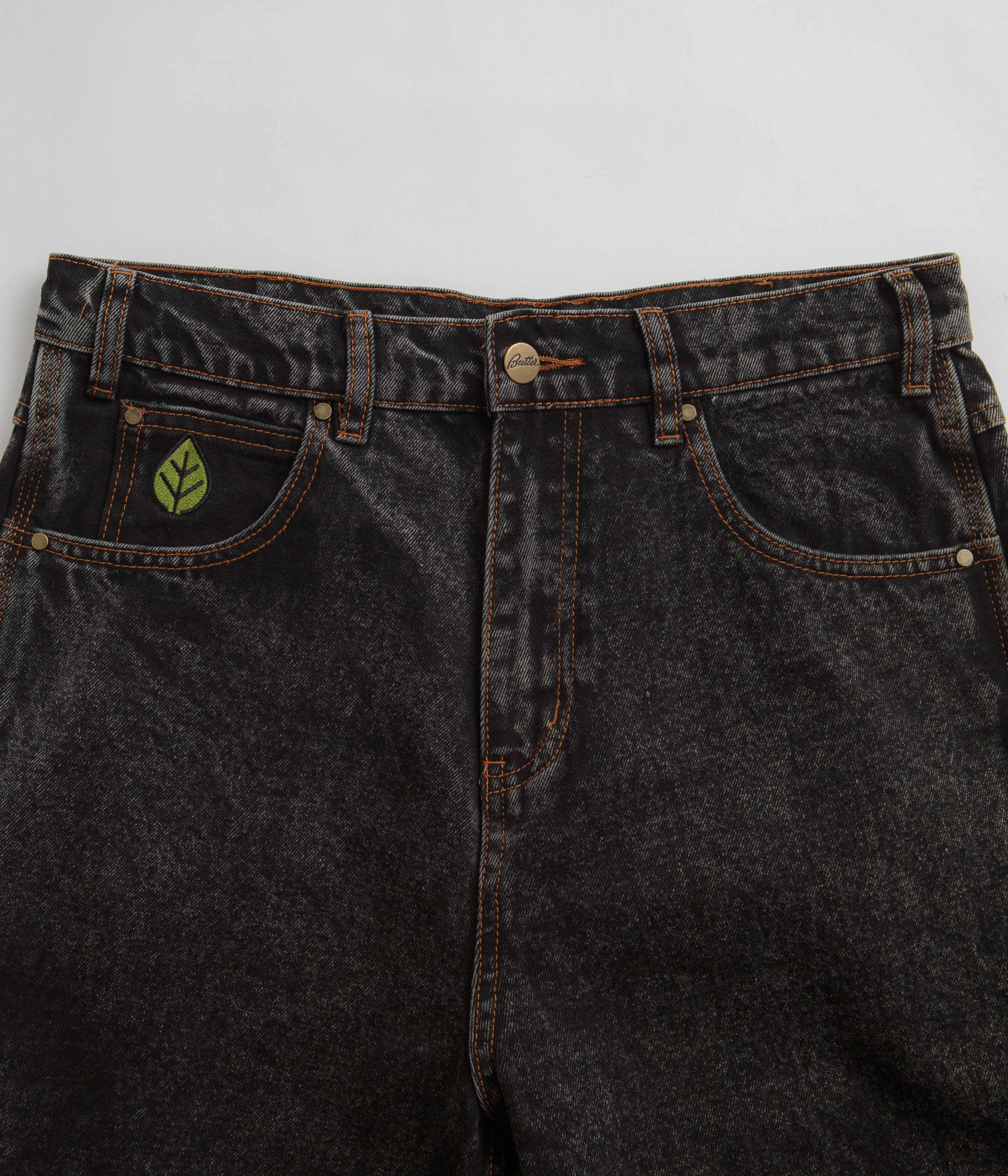Butter Goods Weathergear Heavyweight Denim Shorts - Gun Metal - Image 4