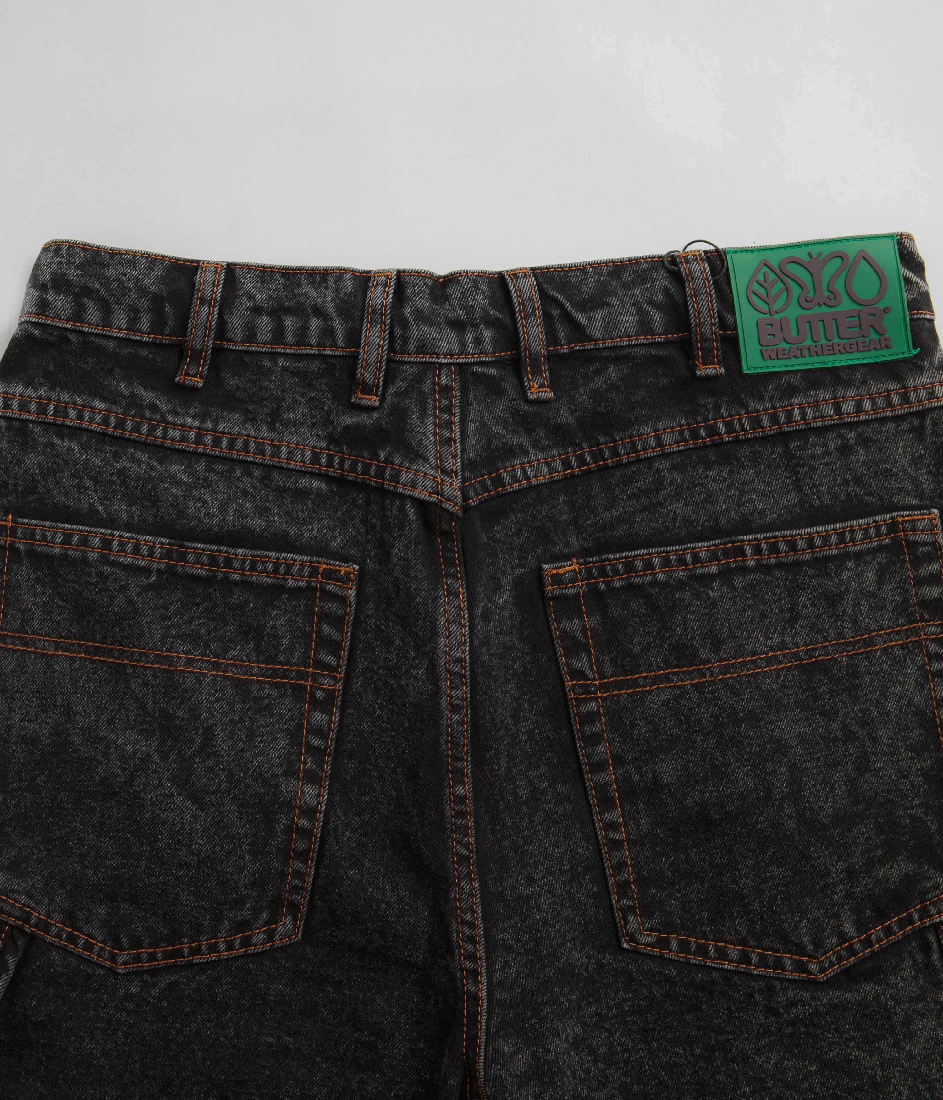 Butter Goods Weathergear Heavyweight Denim Shorts - Gun Metal - Image 6