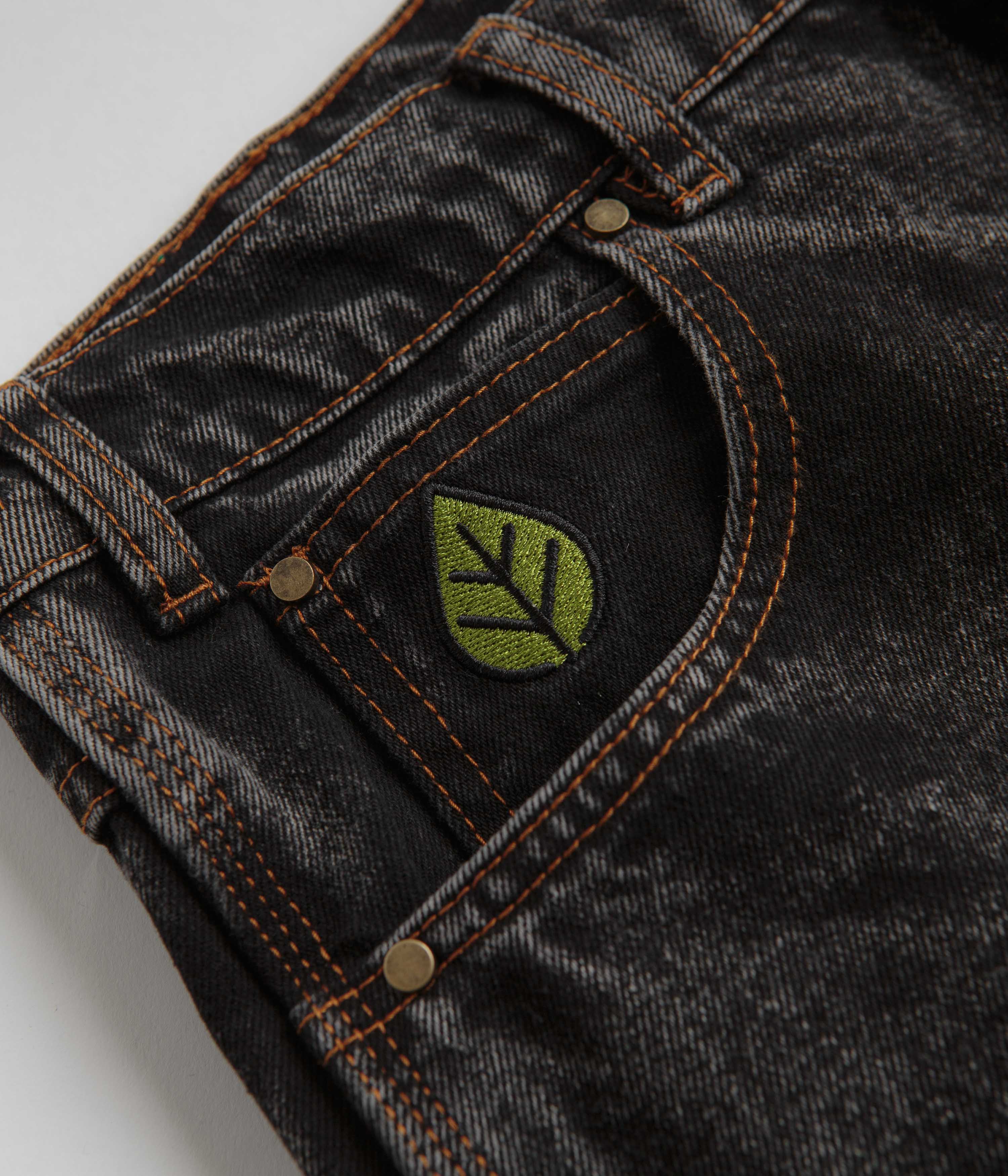Butter Goods Weathergear Heavyweight Denim Shorts - Gun Metal - Image 7