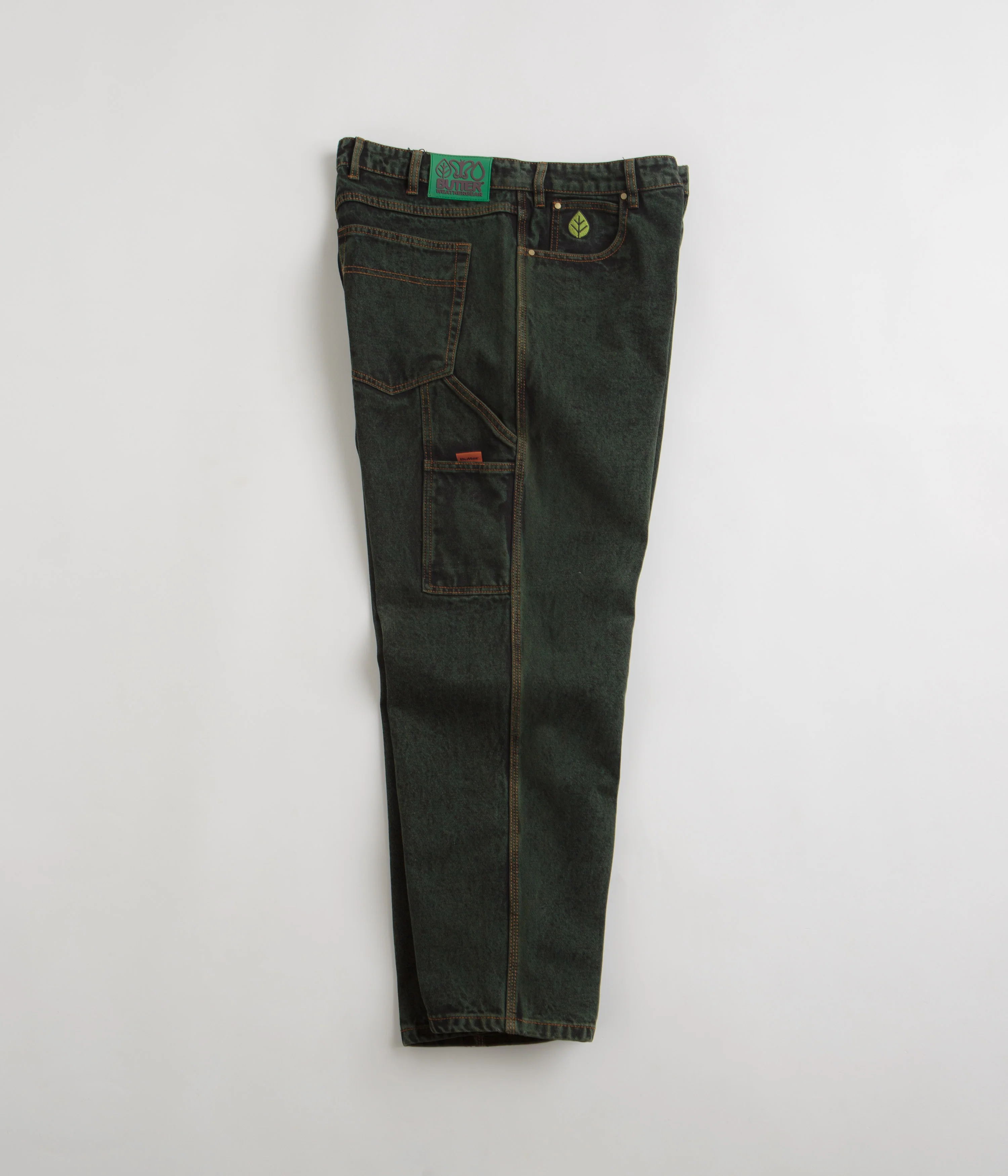 Butter Goods Weathergear Heavyweight Jeans - Deep Forest Wash - Image 2
