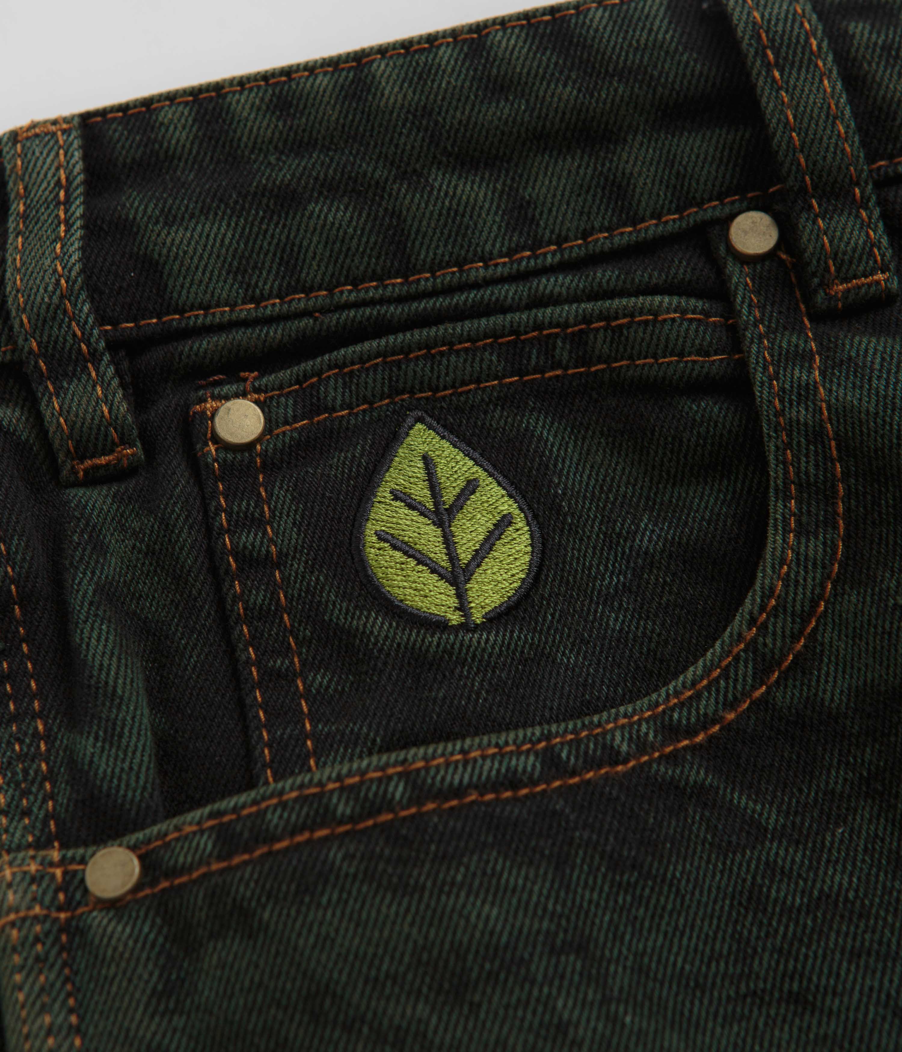 Butter Goods Weathergear Heavyweight Jeans - Deep Forest Wash - Image 5