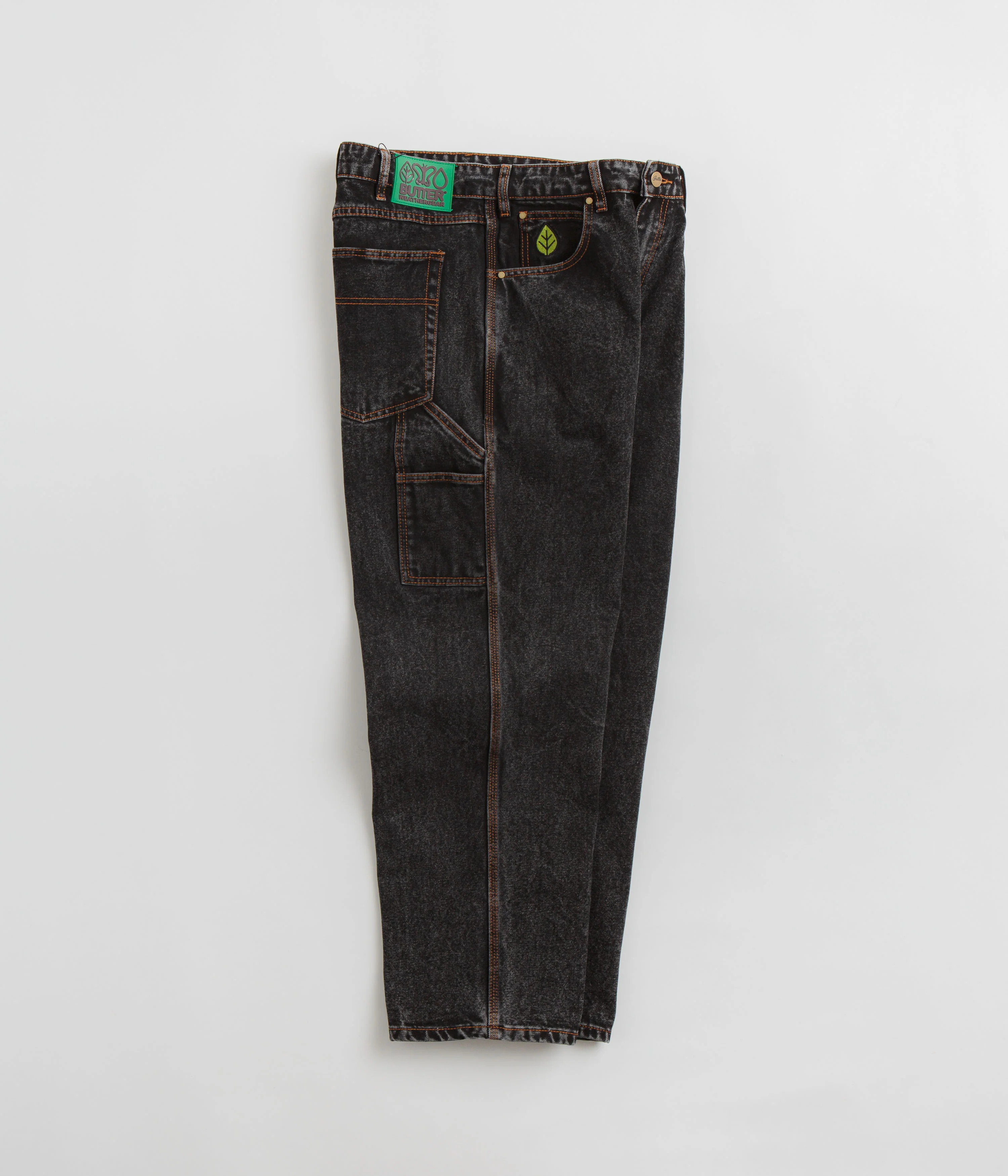 Butter Goods Weathergear Heavyweight Jeans - Gun Metal - Image 2