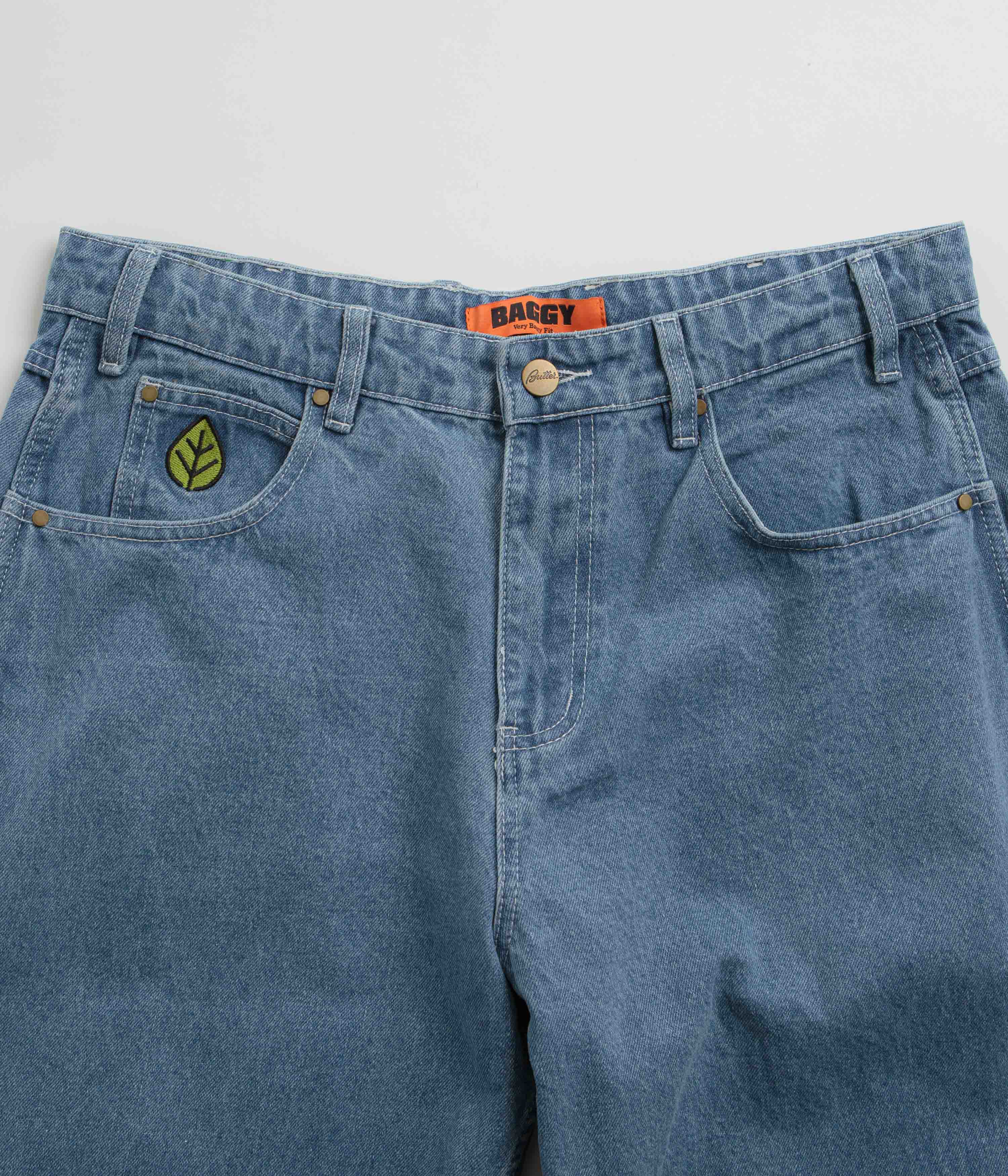 Butter Goods Weathergear Heavyweight Jeans - Mid Blue - Image 4