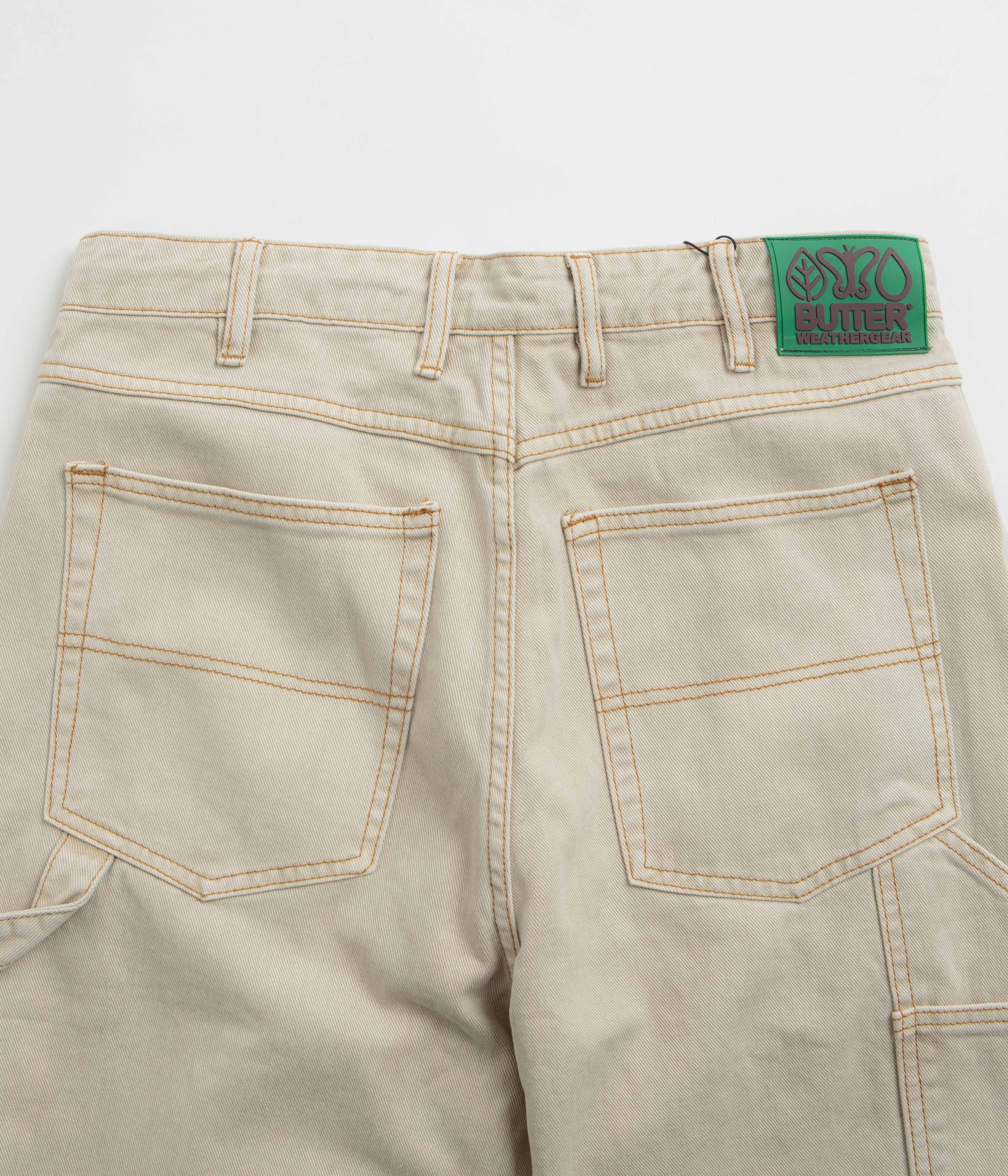 Butter Goods Weathergear Heavyweight Jeans - Washed Khaki - Image 6