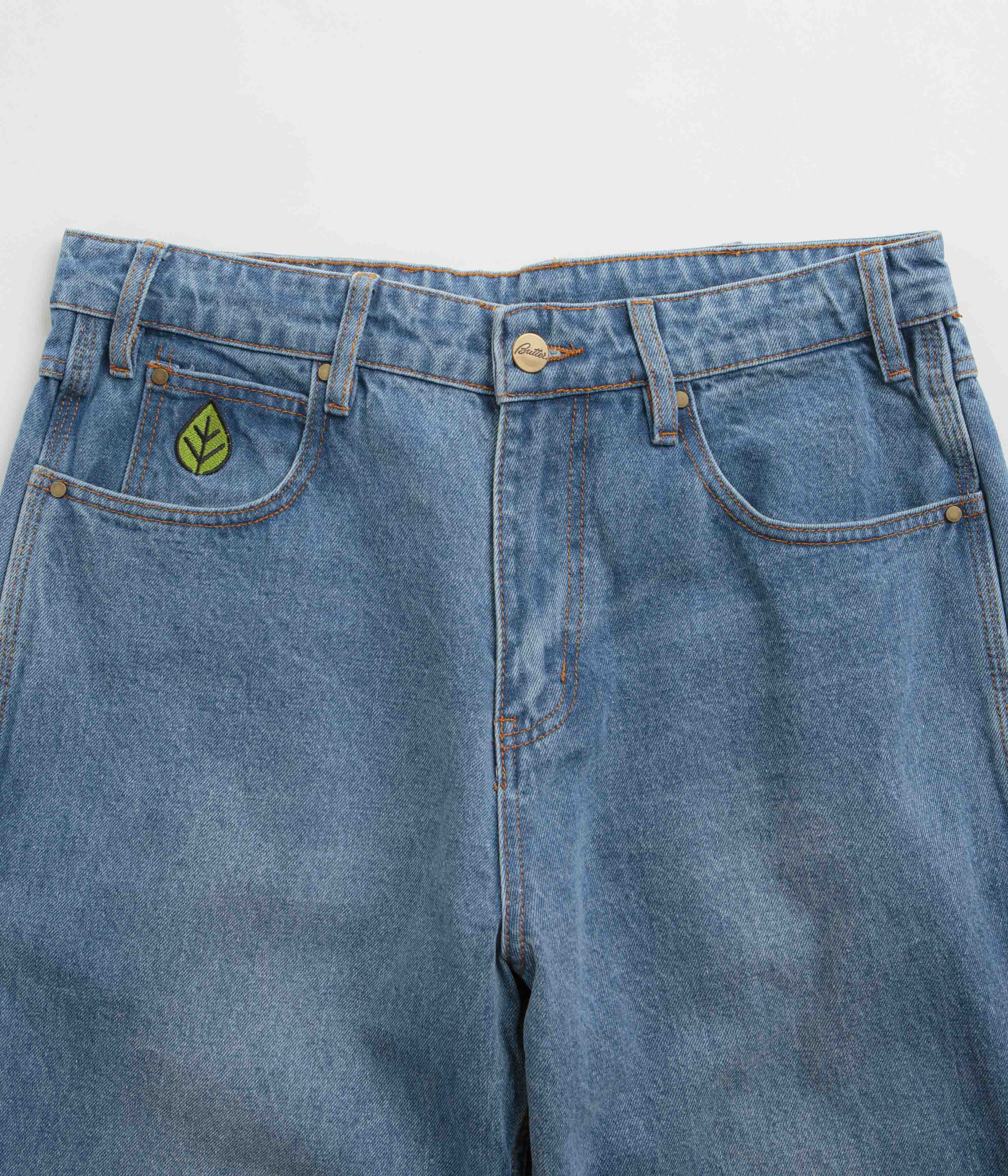Butter Goods Weathergear Heavyweight Jeans - Worn Indigo - Image 4