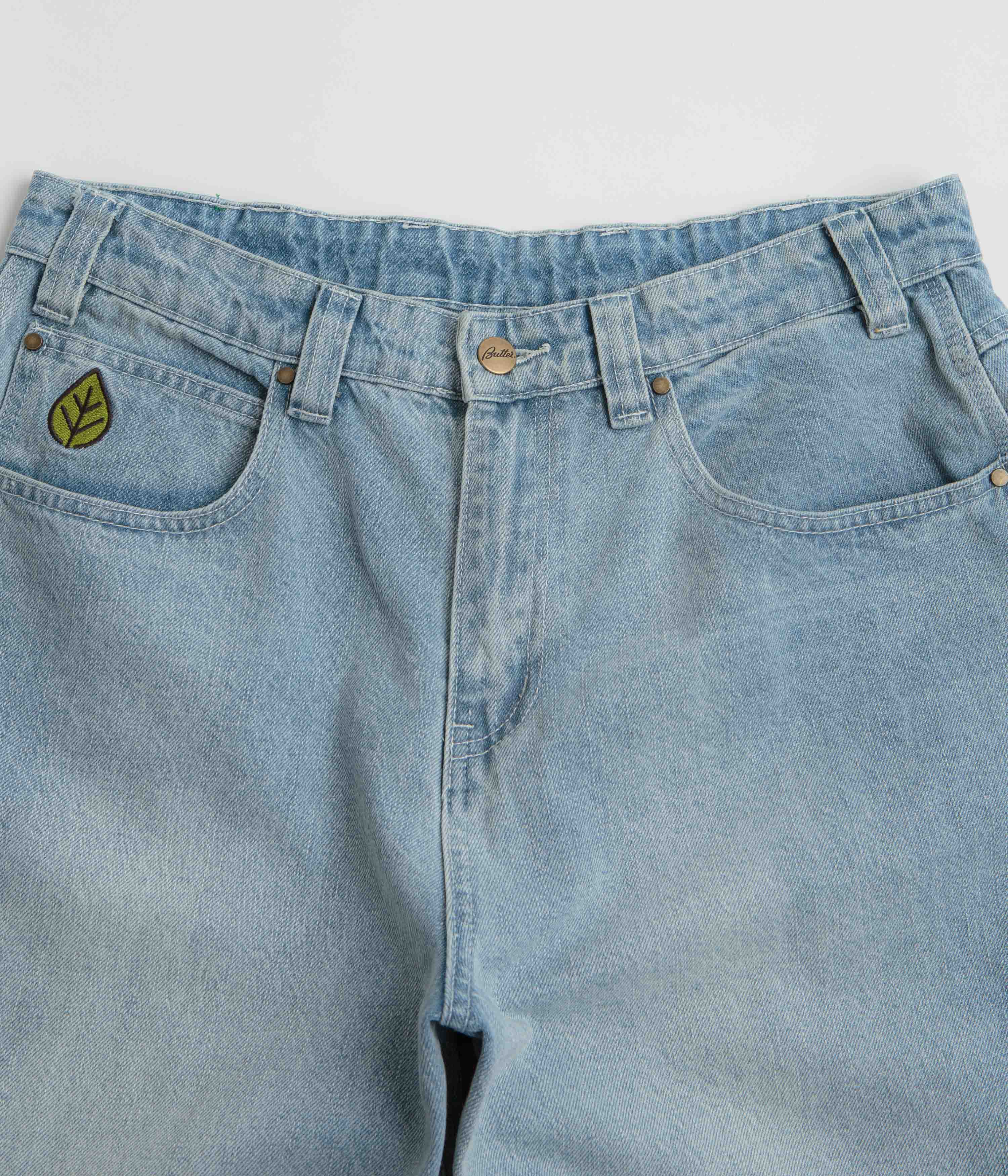 Butter Goods Weathergear Jeans - Faded Blue - Image 5