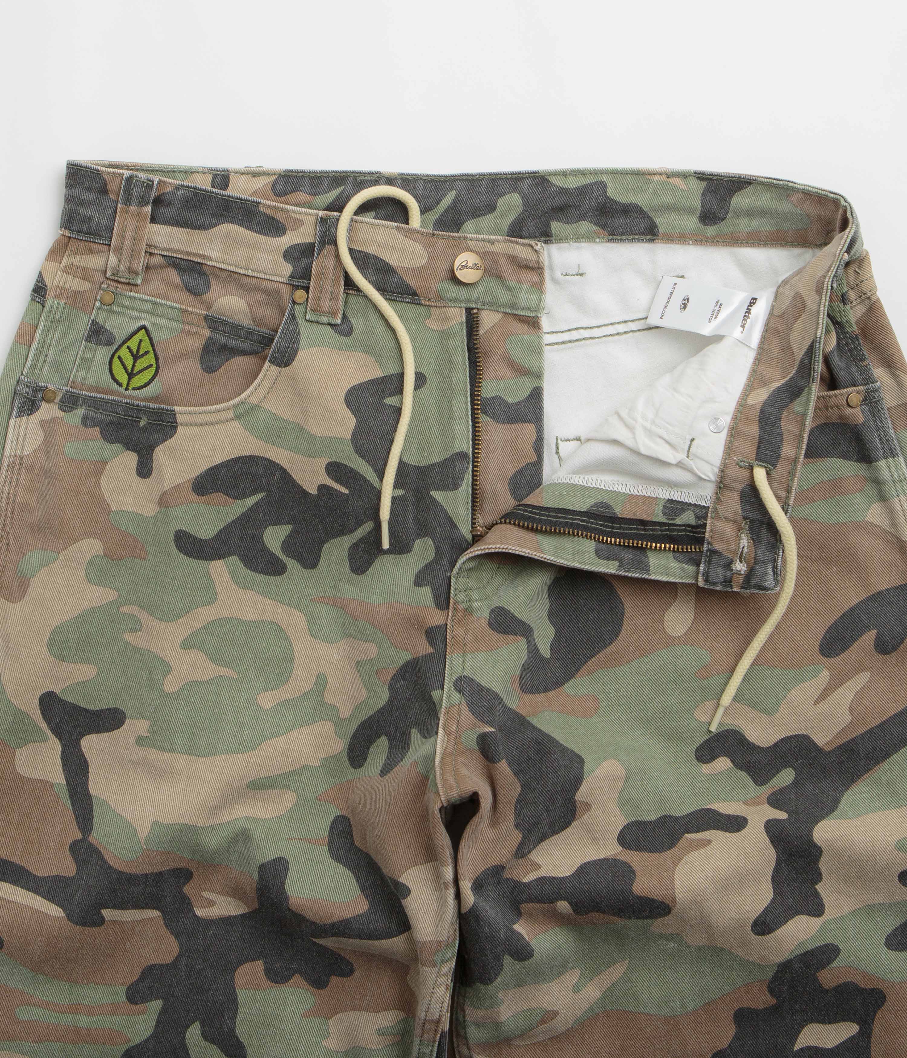 Butter Goods Weathergear Jeans - Woodland Camo - Image 5