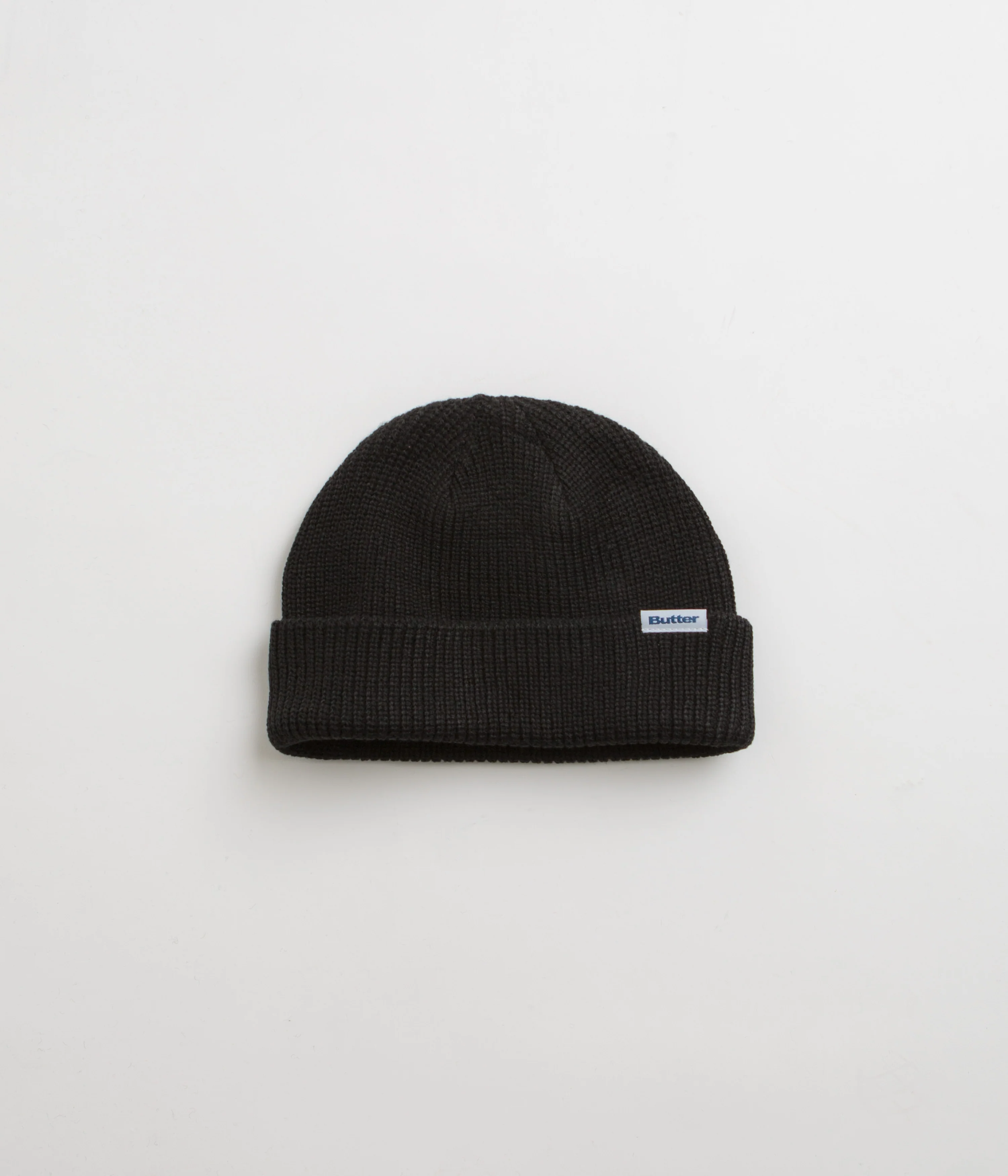 Butter Goods Wharfie Beanie - Black / Black