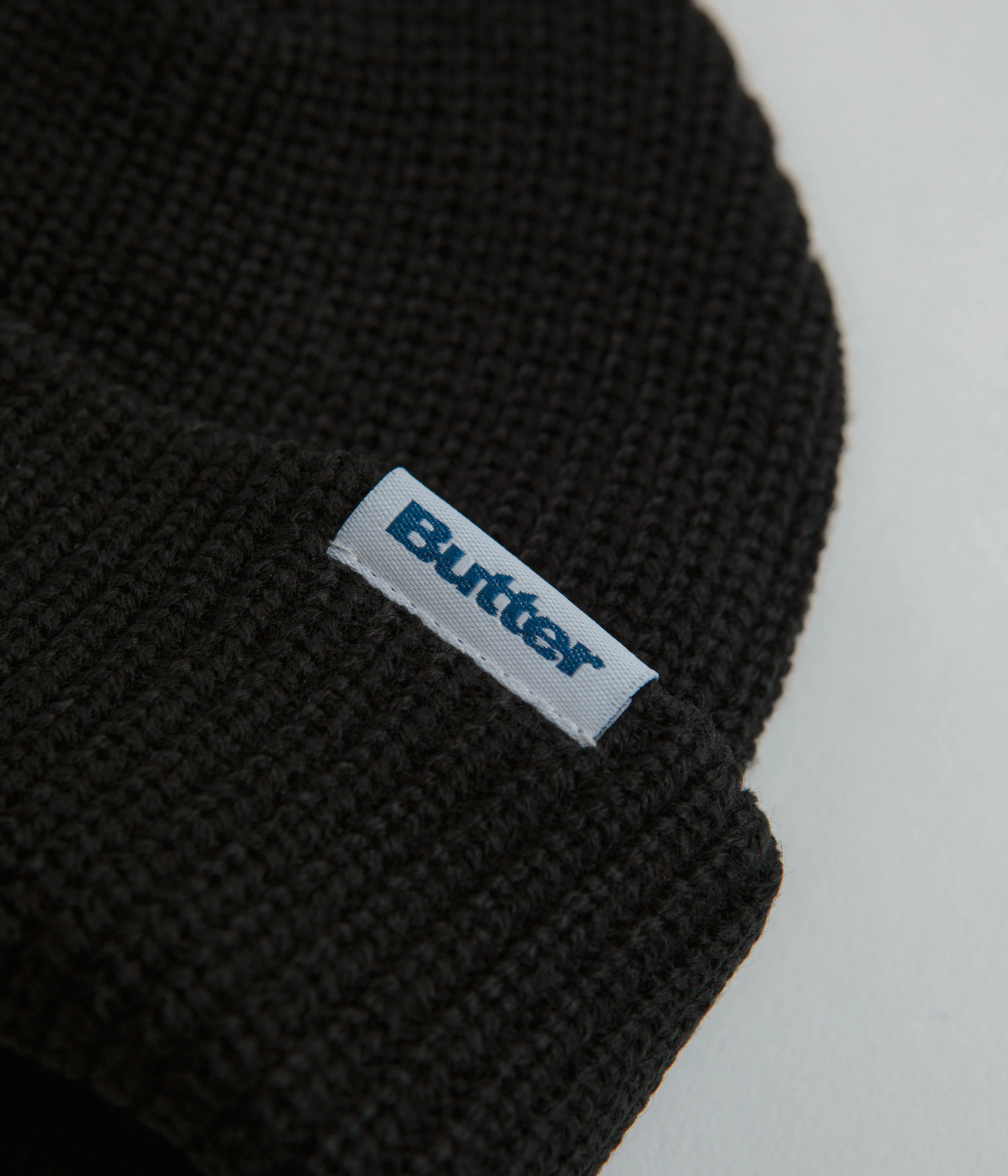 Butter Goods Wharfie Beanie - Black / White - Image 2