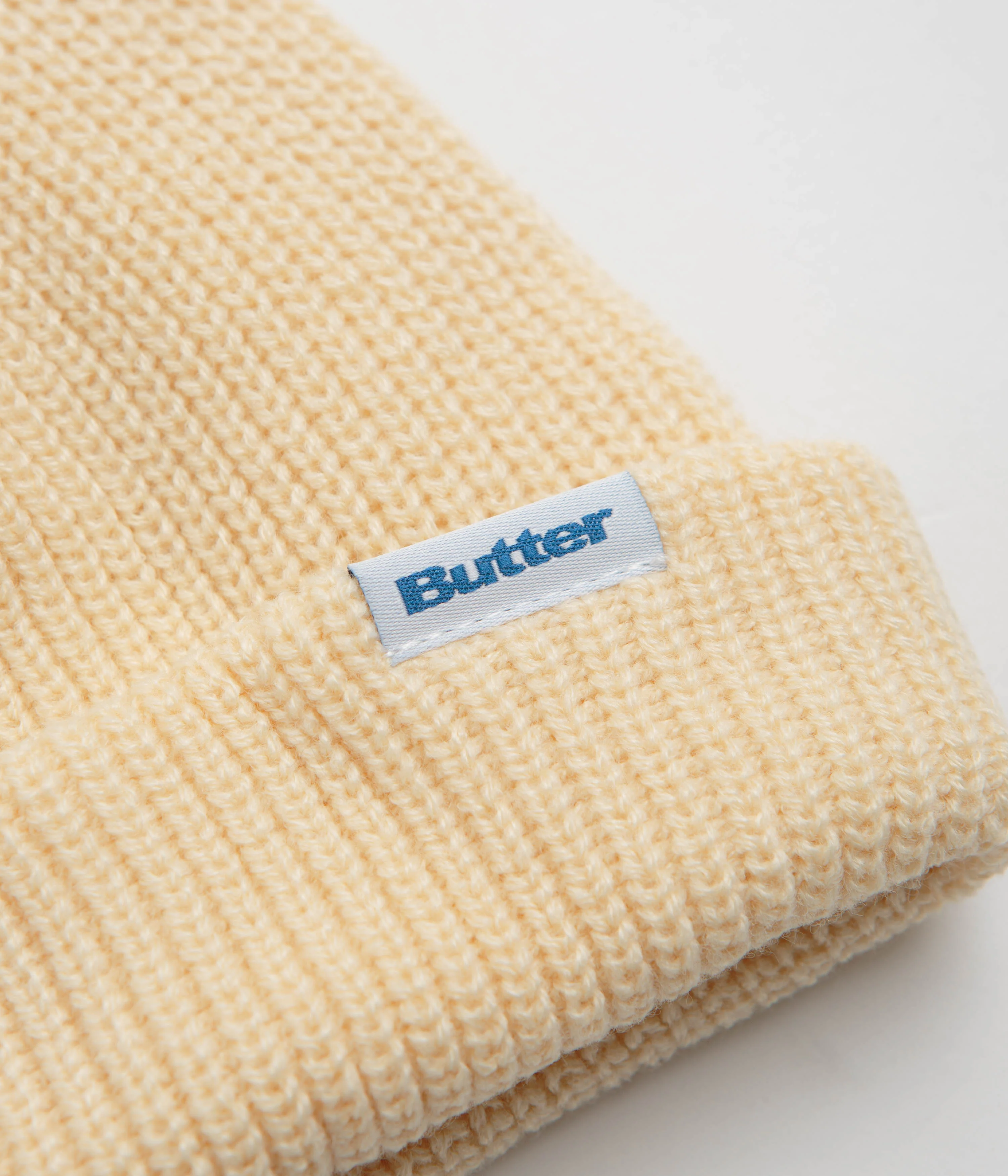 Butter Goods Wharfie Beanie - Bone - Image 2