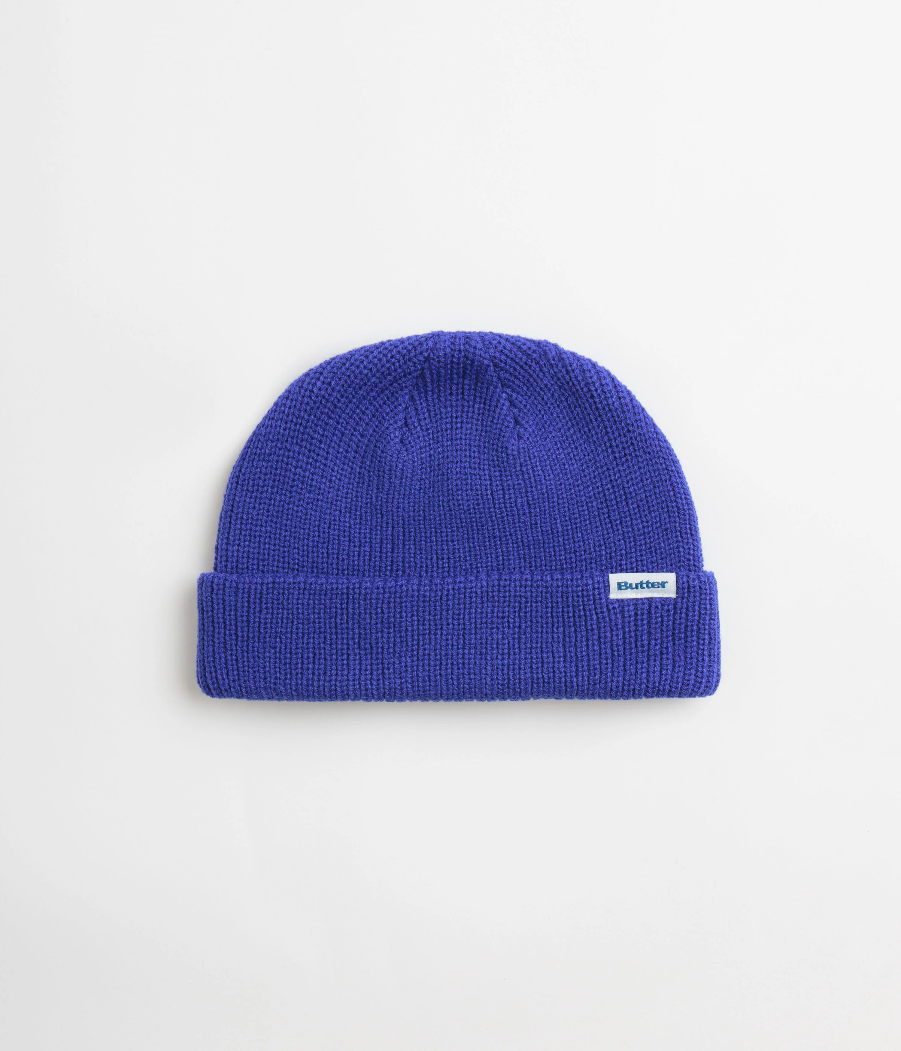 Butter Goods Wharfie Beanie - Royal / White