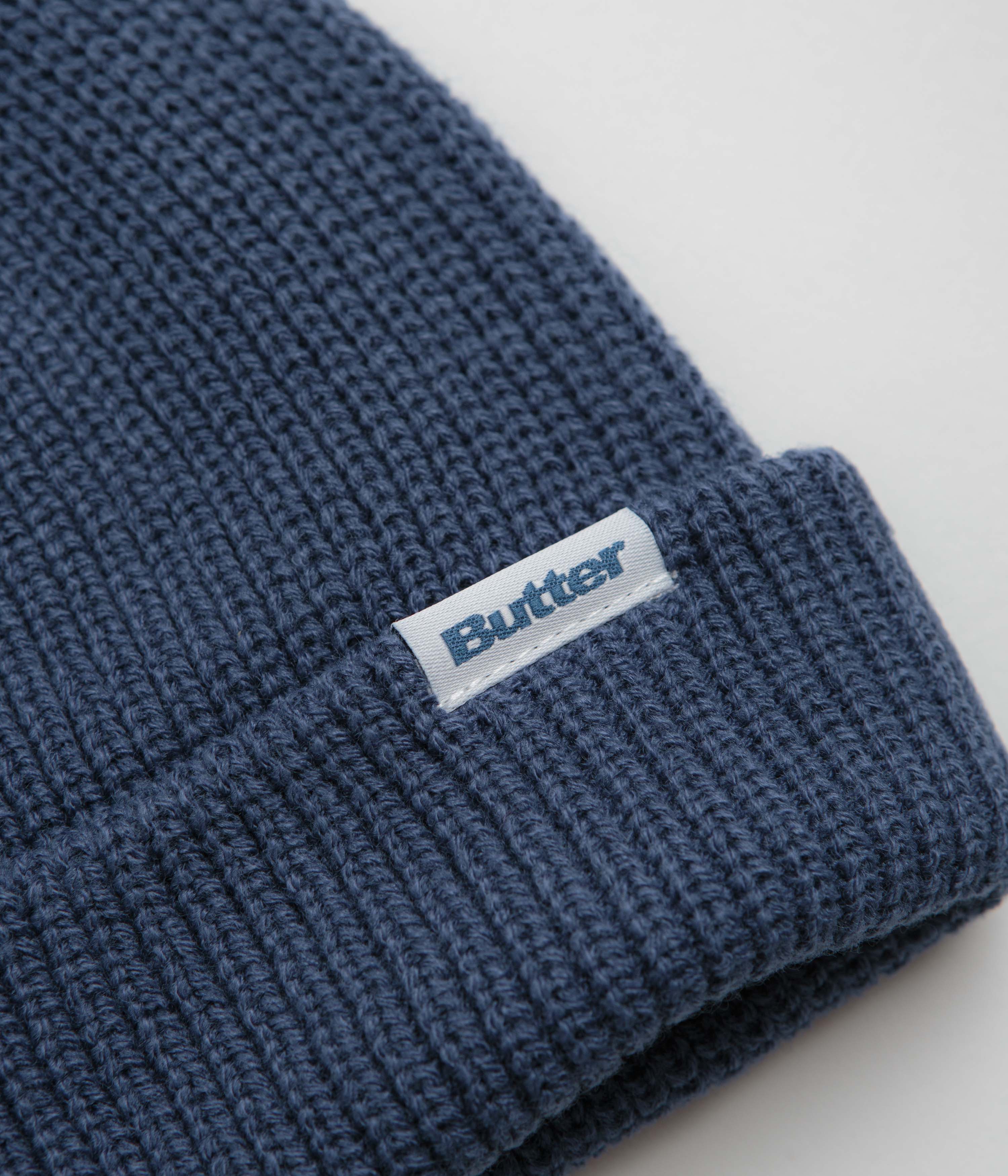 Butter Goods Wharfie Beanie - Slate / White - Image 2