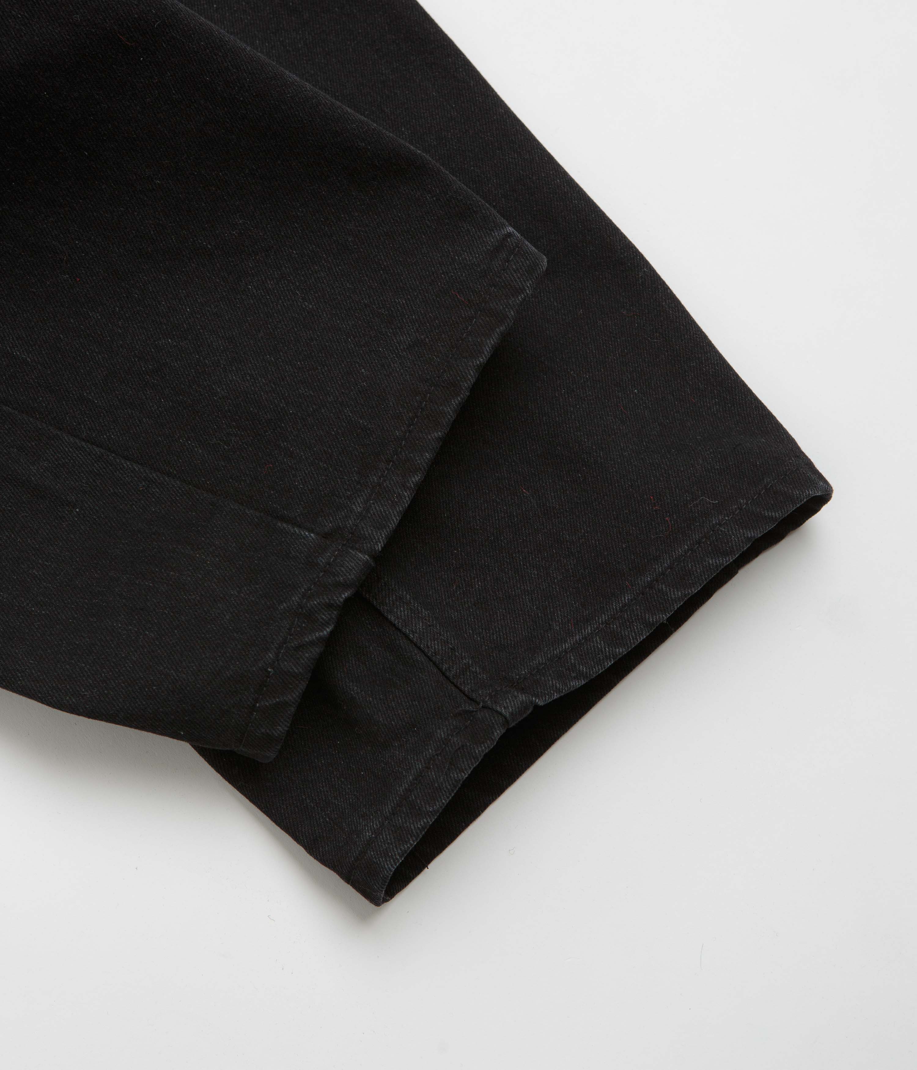 Butter Goods Wide Cut Jeans - Dark Washed Black - Image 9