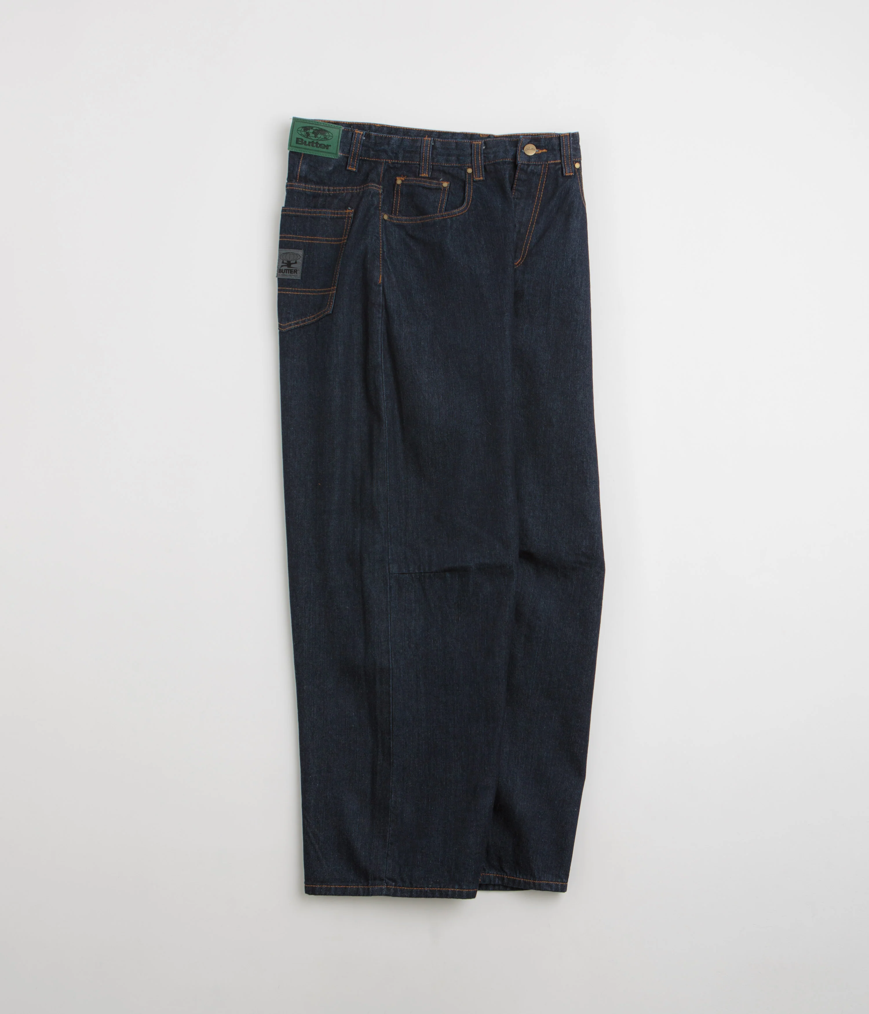 Butter Goods Wide Cut Jeans - Selvedge Blue - Image 2
