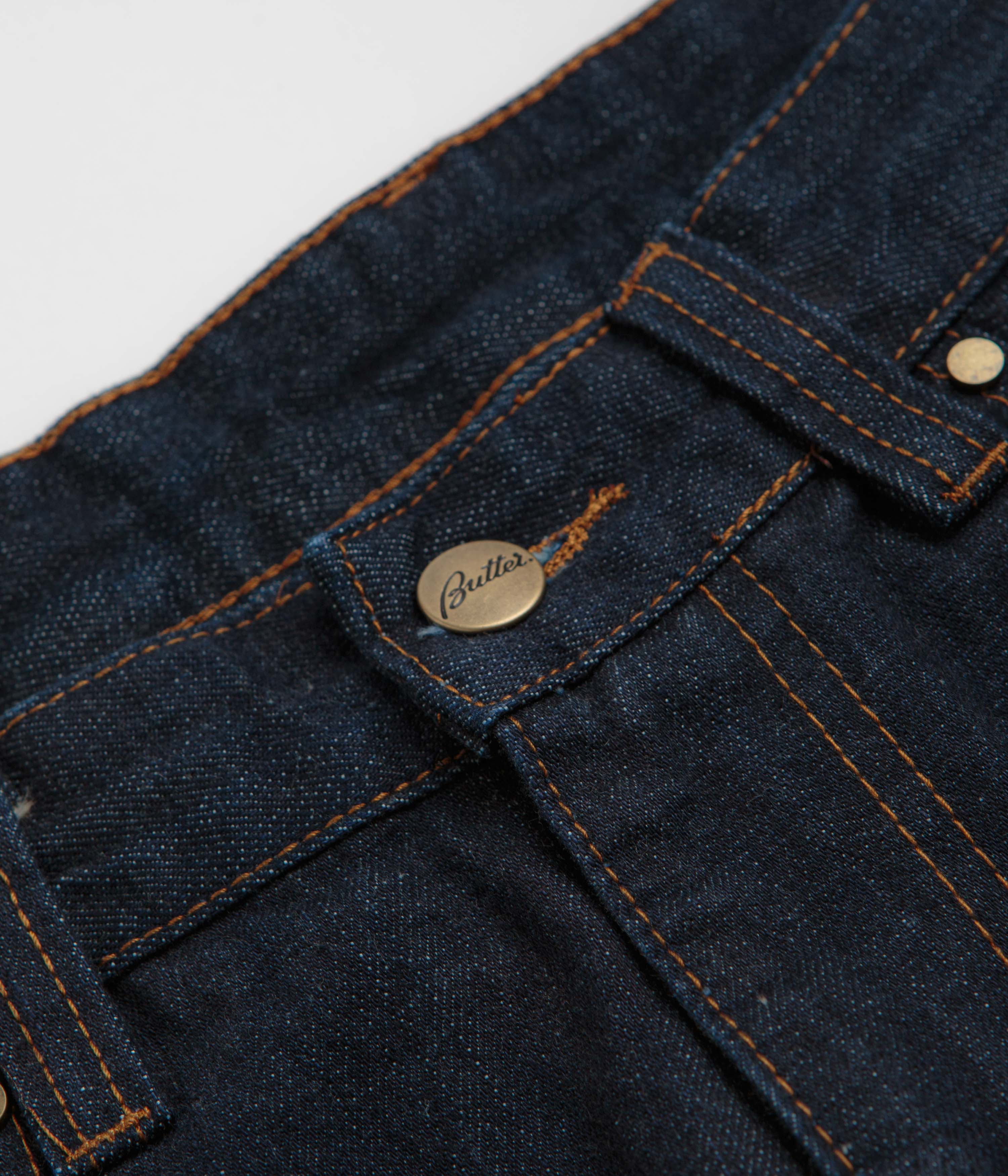 Butter Goods Wide Cut Jeans - Selvedge Blue - Image 4