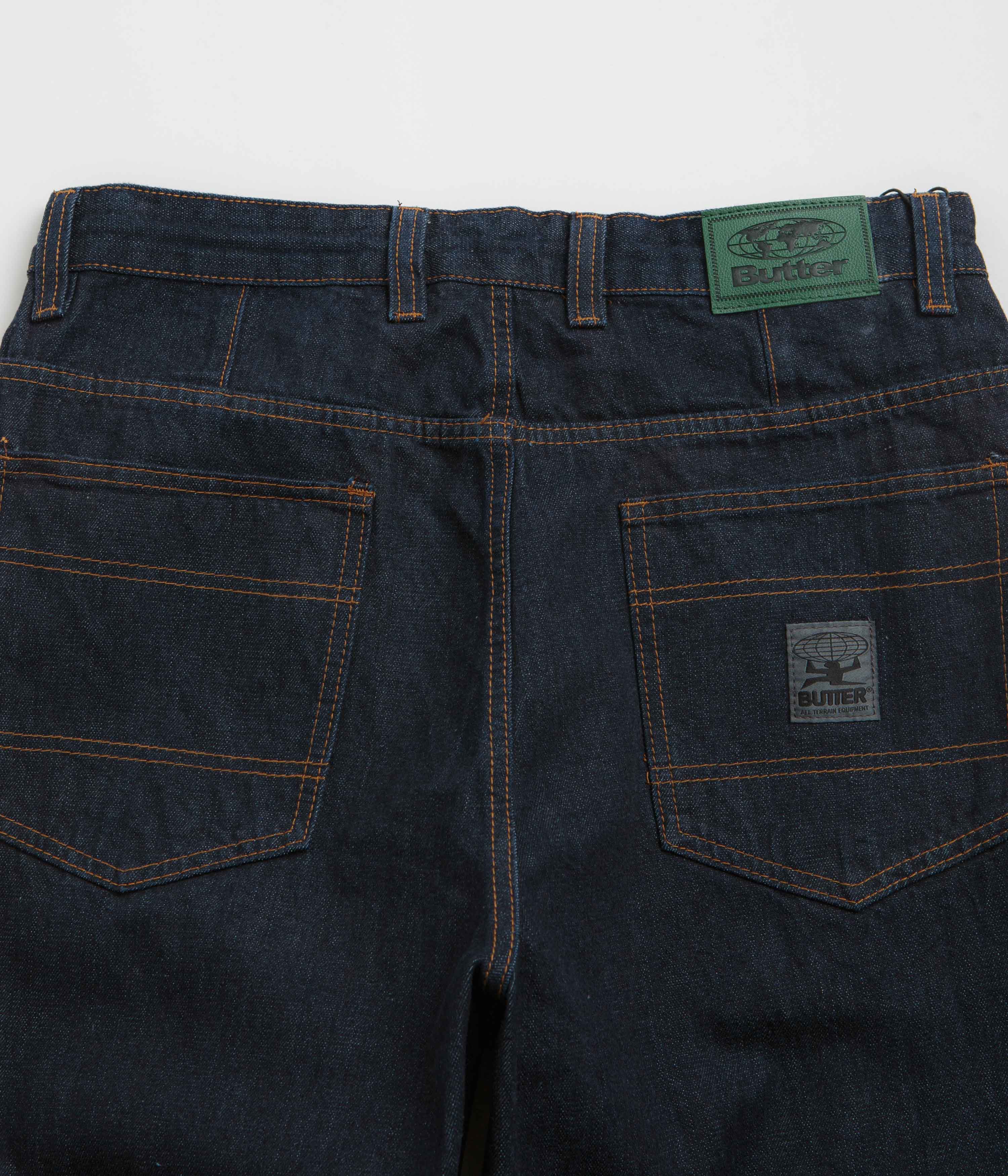 Butter Goods Wide Cut Jeans - Selvedge Blue - Image 7