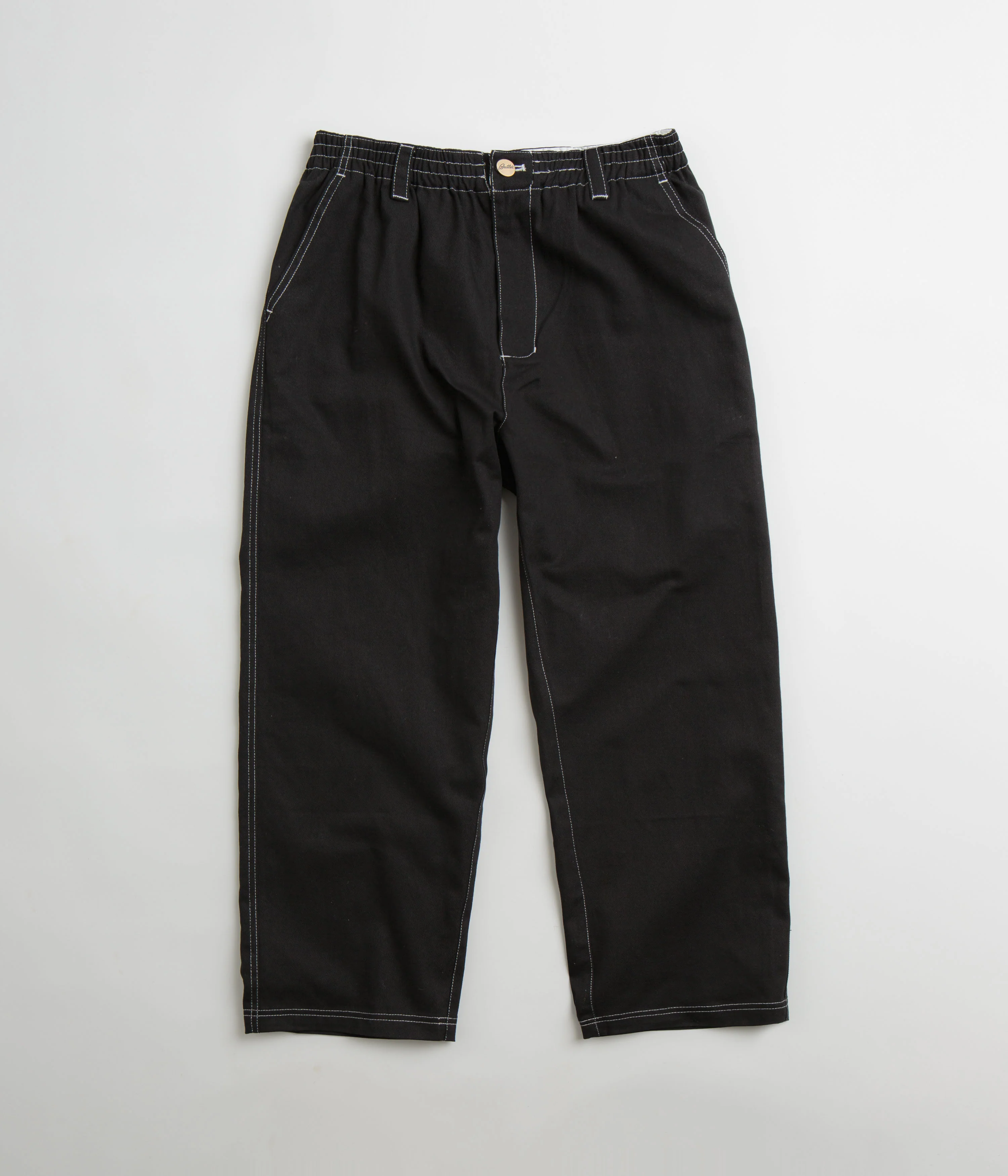 Butter Goods Wide Leg Pants - Black / White