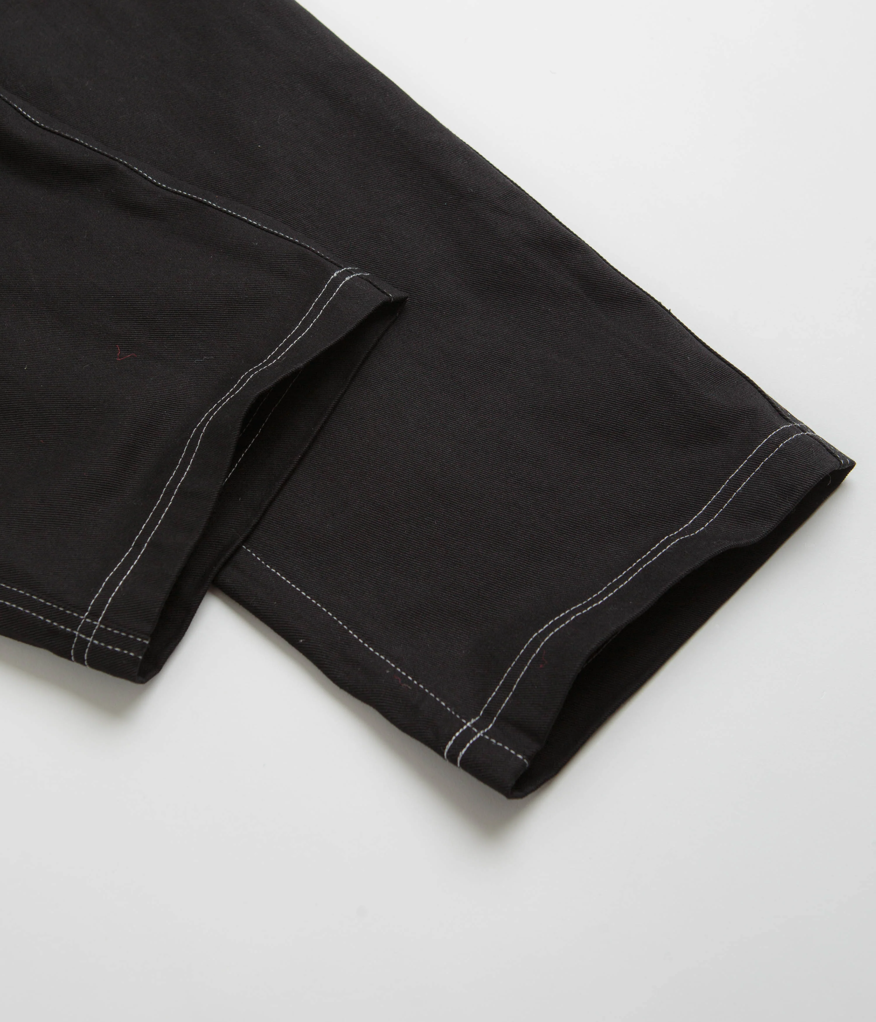 Butter Goods Wide Leg Pants - Black / White - Image 8