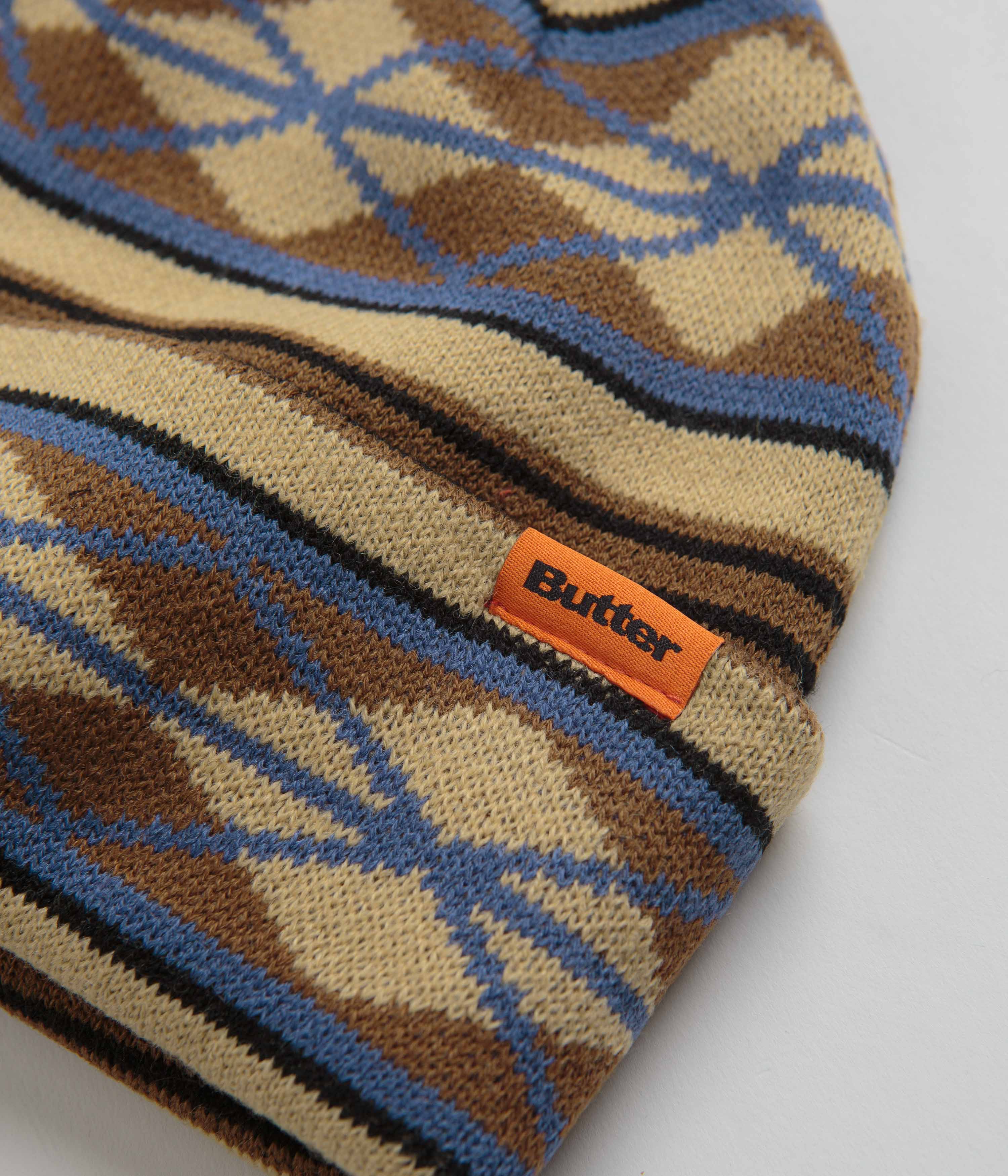 Butter Goods Wilson Cuff Beanie - Brown - Image 2