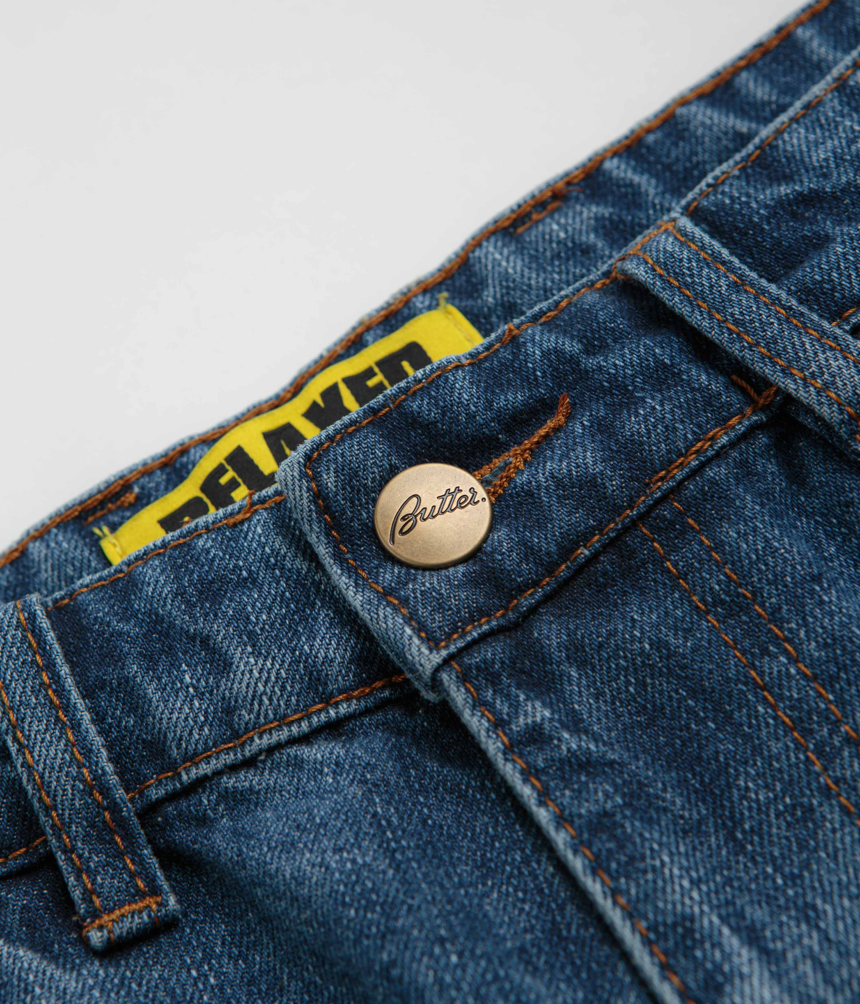 Butter Goods Witness Jeans - Mid Indigo Slub - Image 5