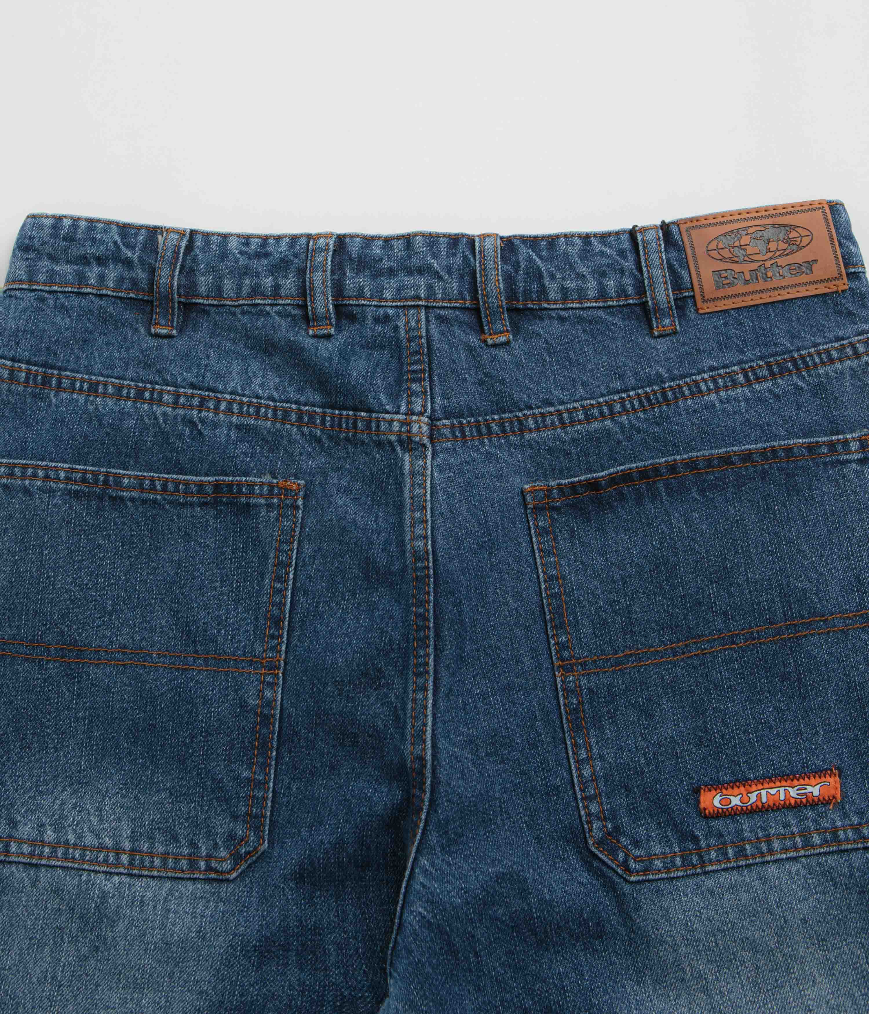 Butter Goods Witness Jeans - Mid Indigo Slub - Image 8