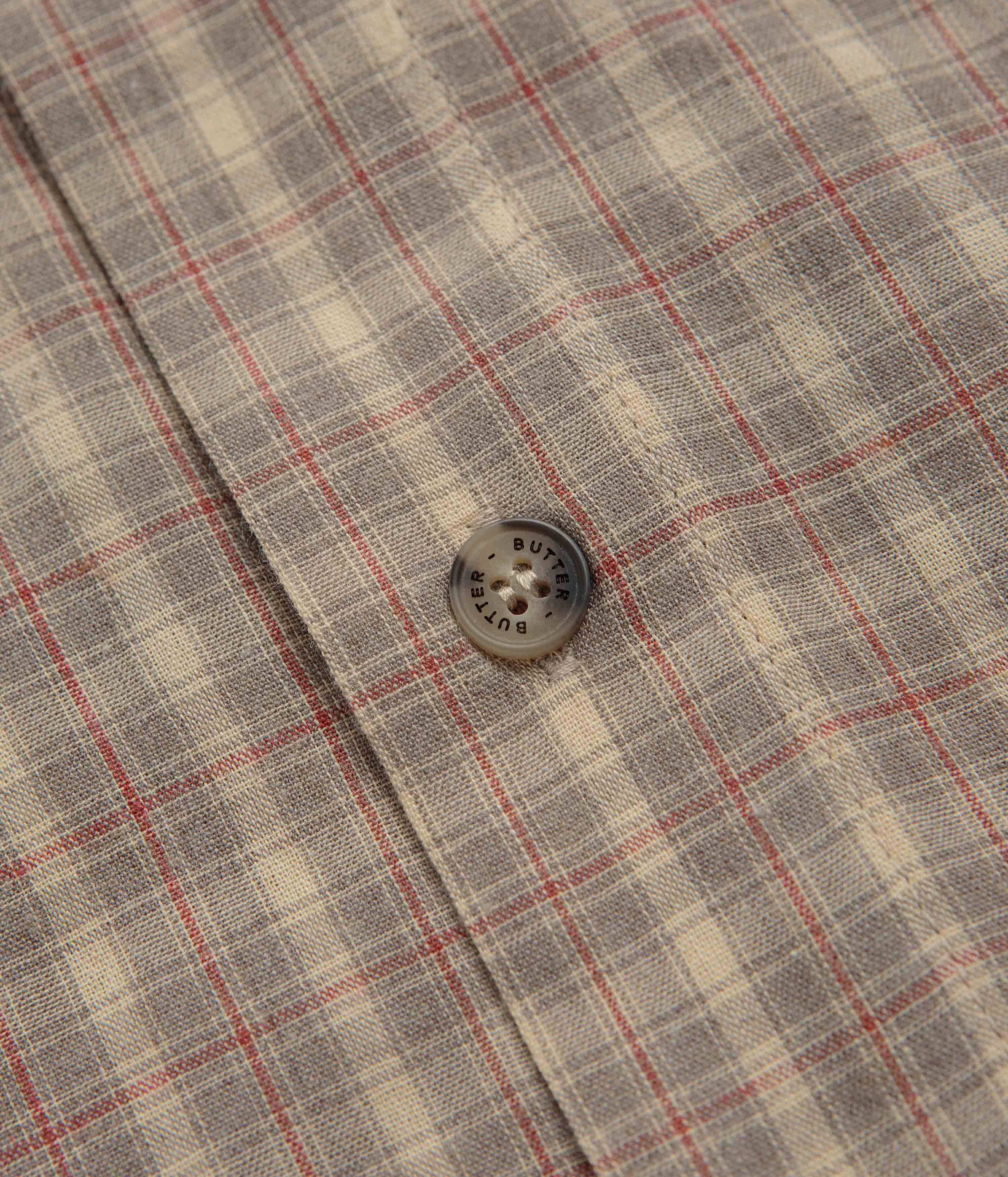 Butter Goods Witness Short Sleeve Shirt - Taupe - Image 4