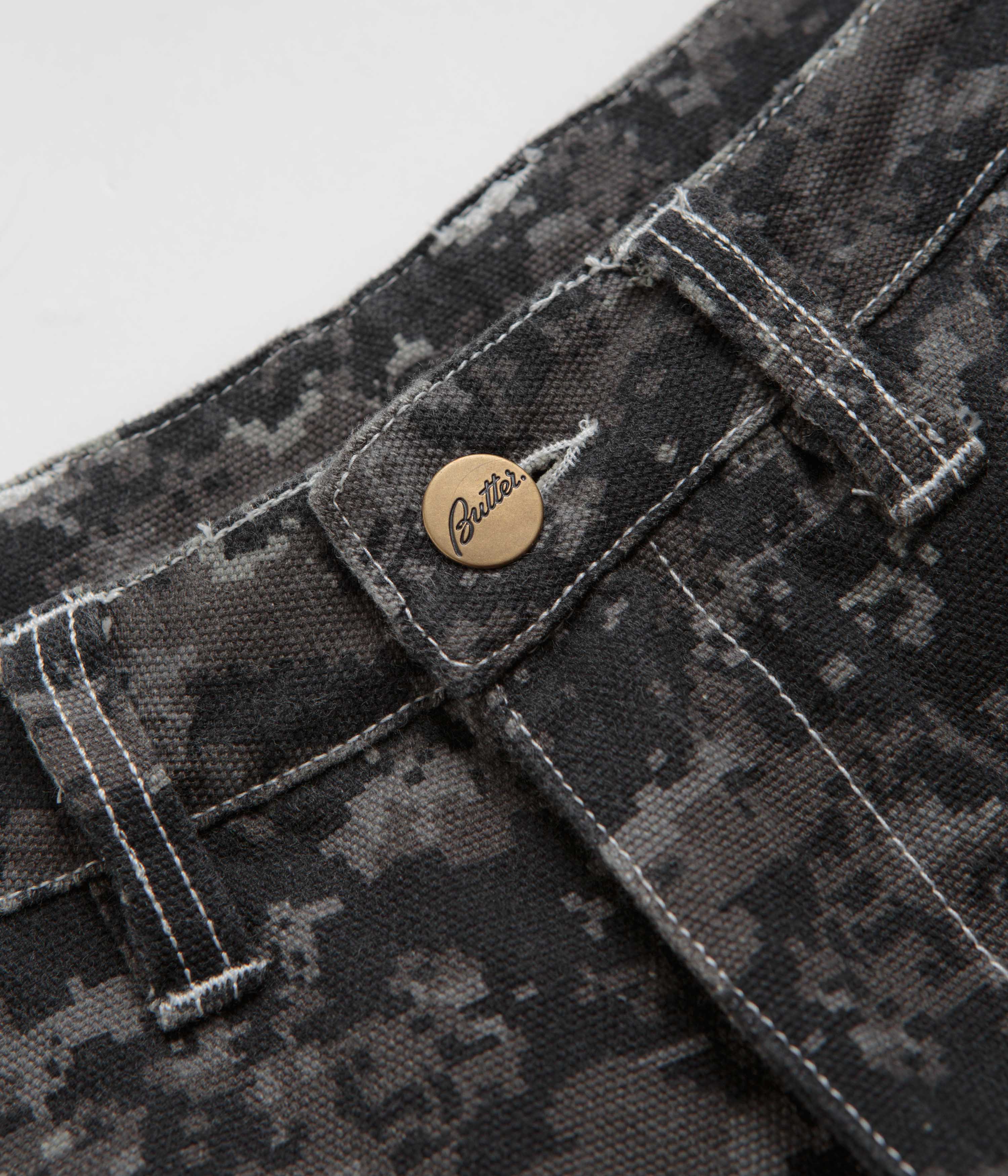 Butter Goods Work Pants - Dark Digital Camo - Image 7