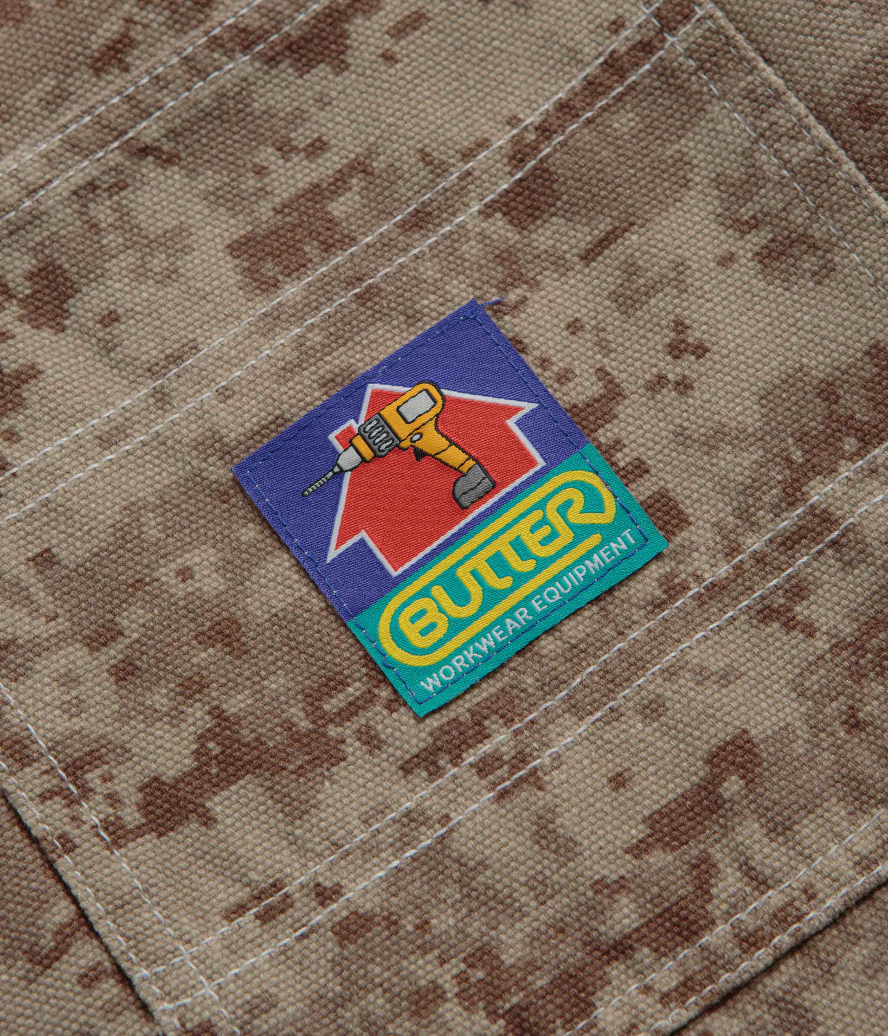 Butter Goods Work Pants - Digital Camo - Image 7