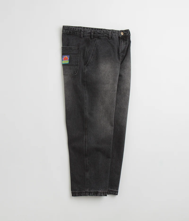 Butter Goods Work Pants - Distressed Black - Image 2