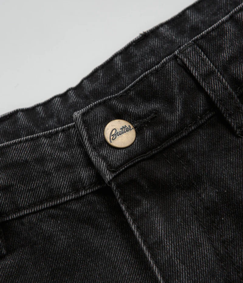 Butter Goods Work Pants - Distressed Black - Image 7