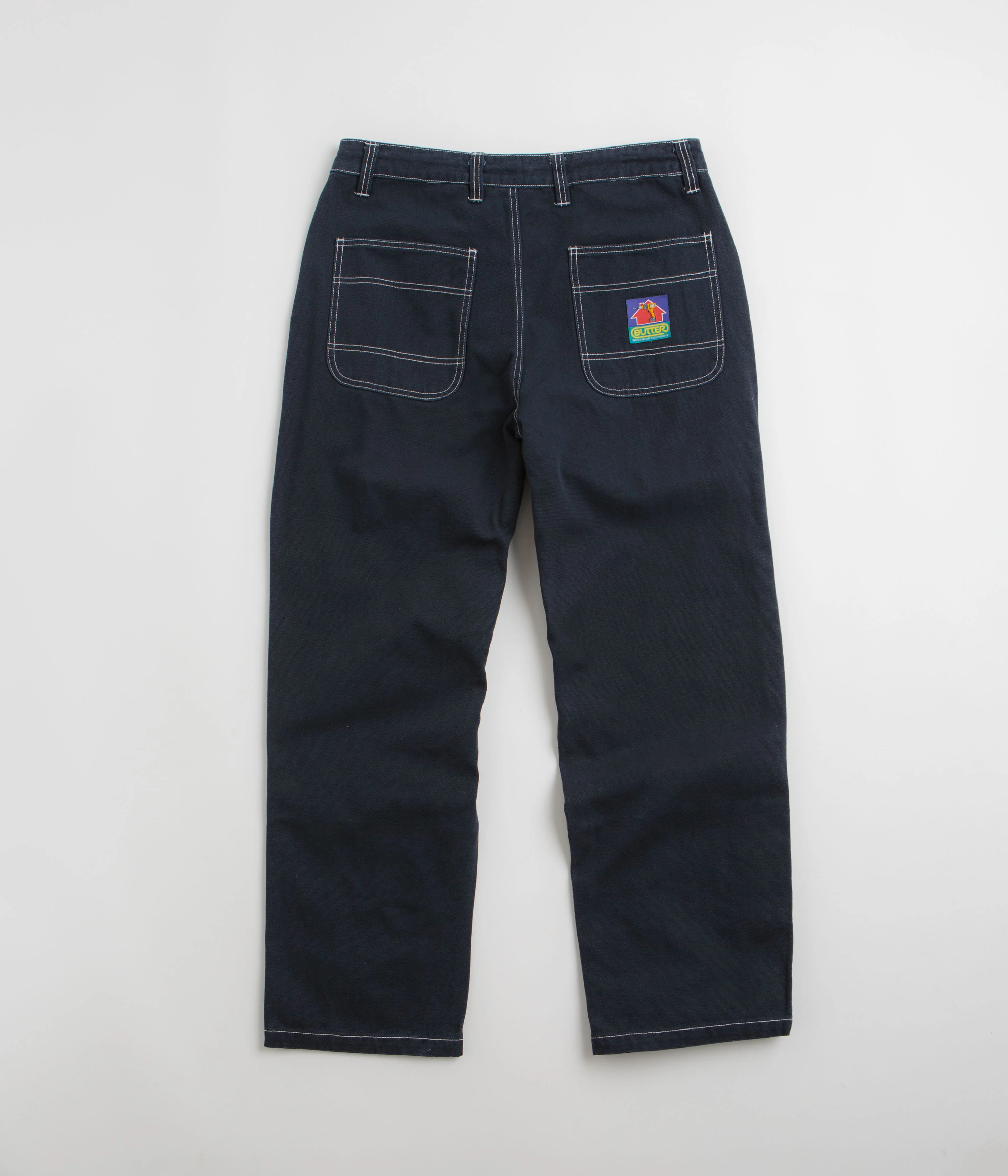 Butter Goods Work Pants - Navy - Image 3