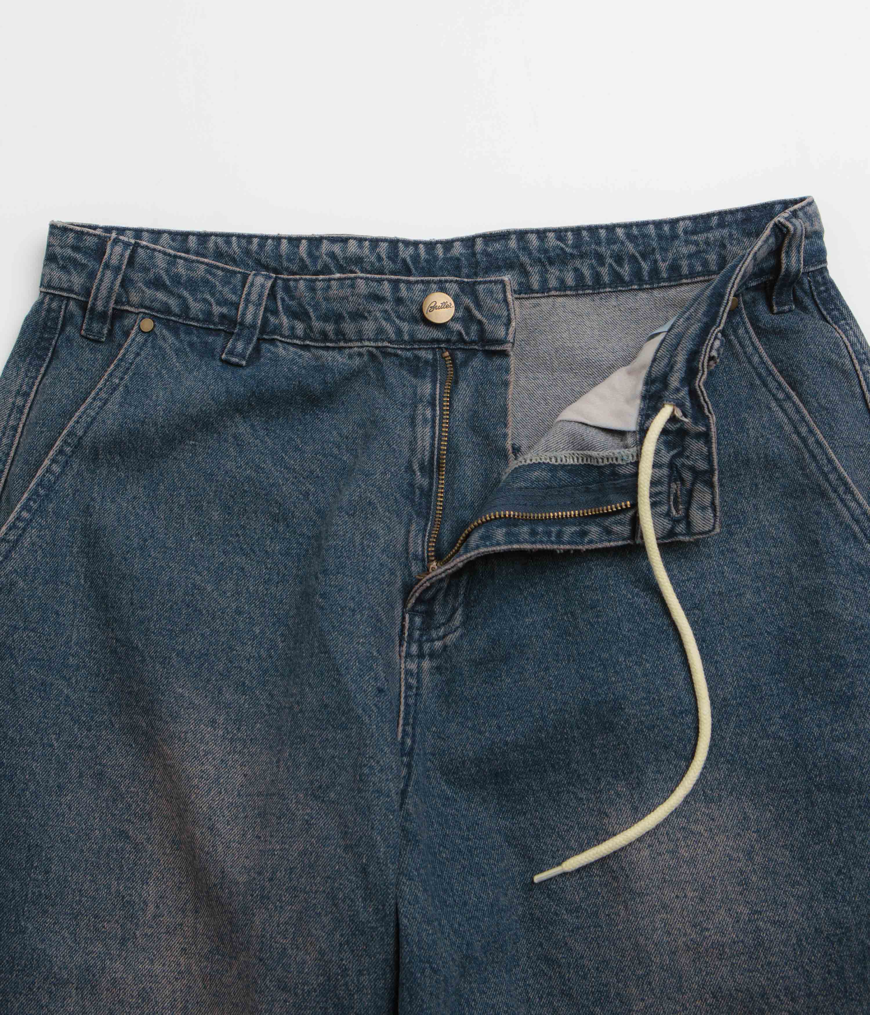 Butter Goods Work Pants - Tinted Indigo - Image 6
