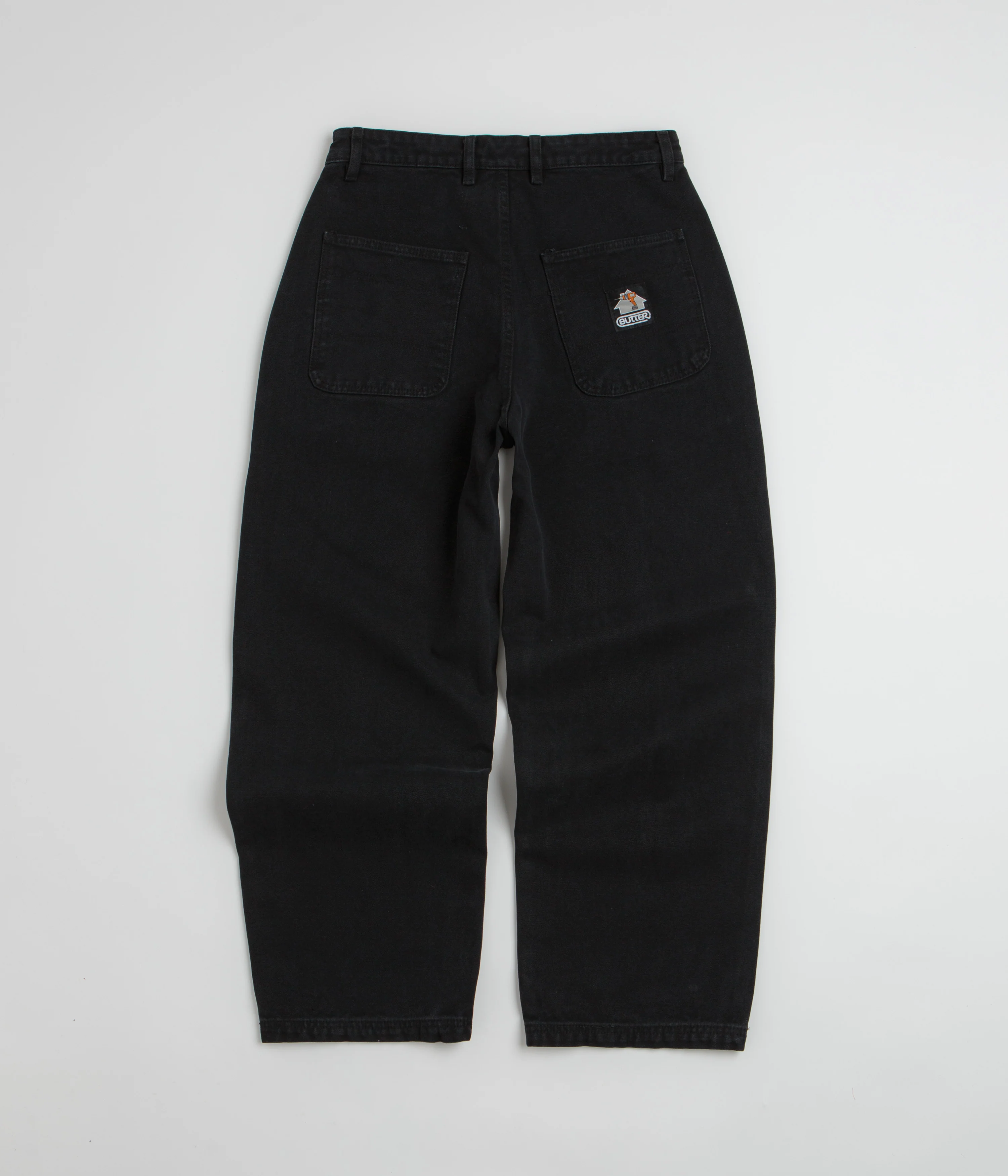 Butter Goods Work Pants - Washed Black - Image 3