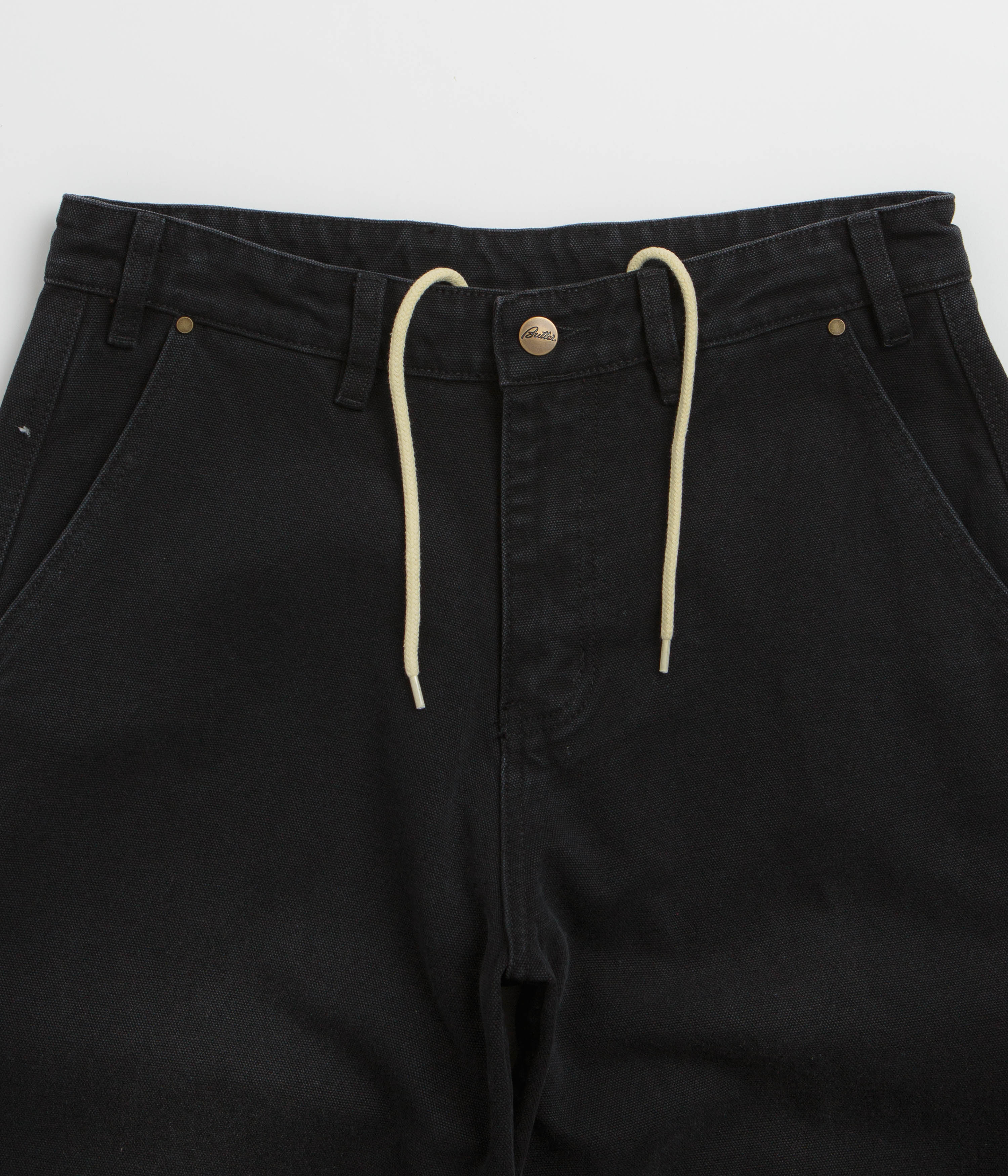 Butter Goods Work Pants - Washed Black - Image 4