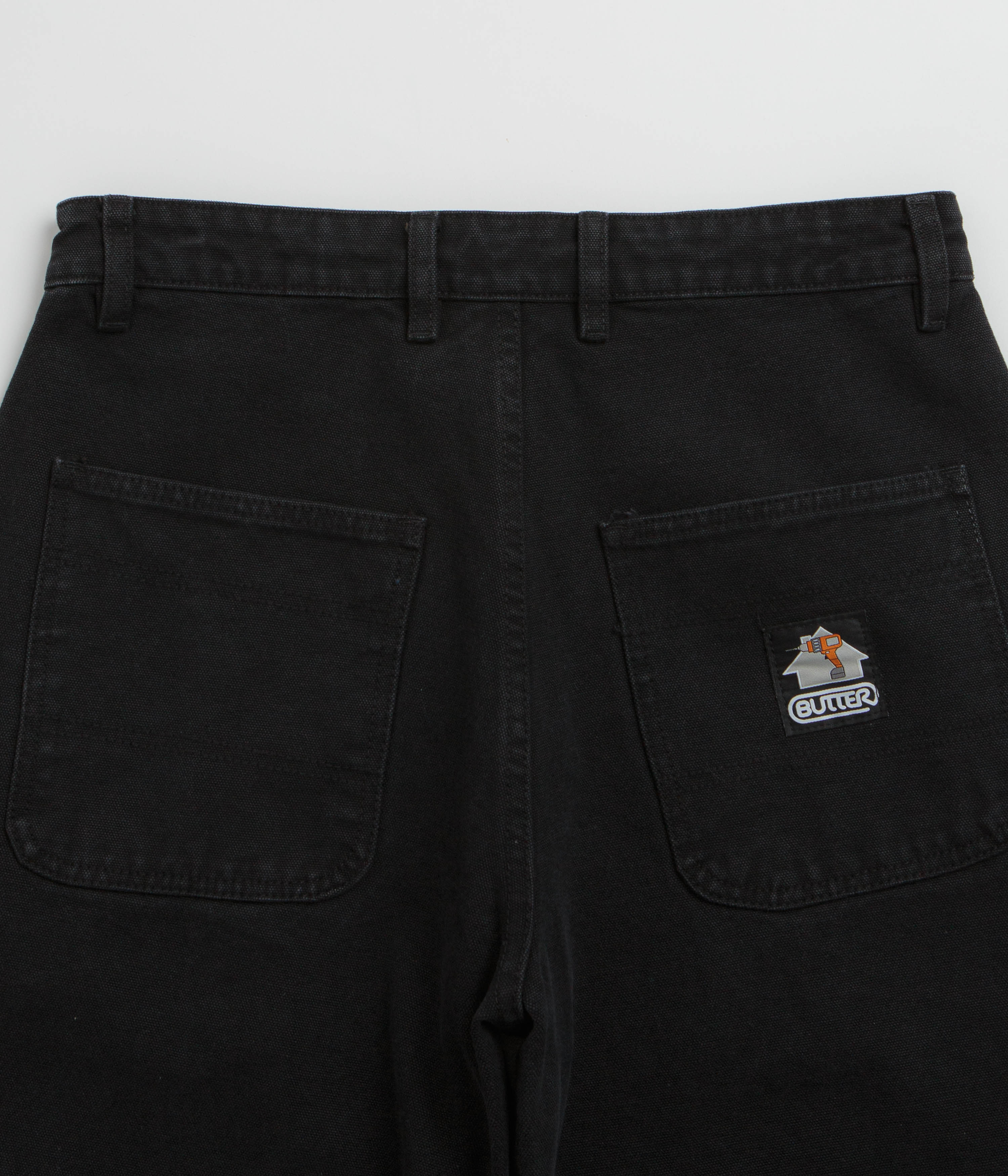 Butter Goods Work Pants - Washed Black - Image 6