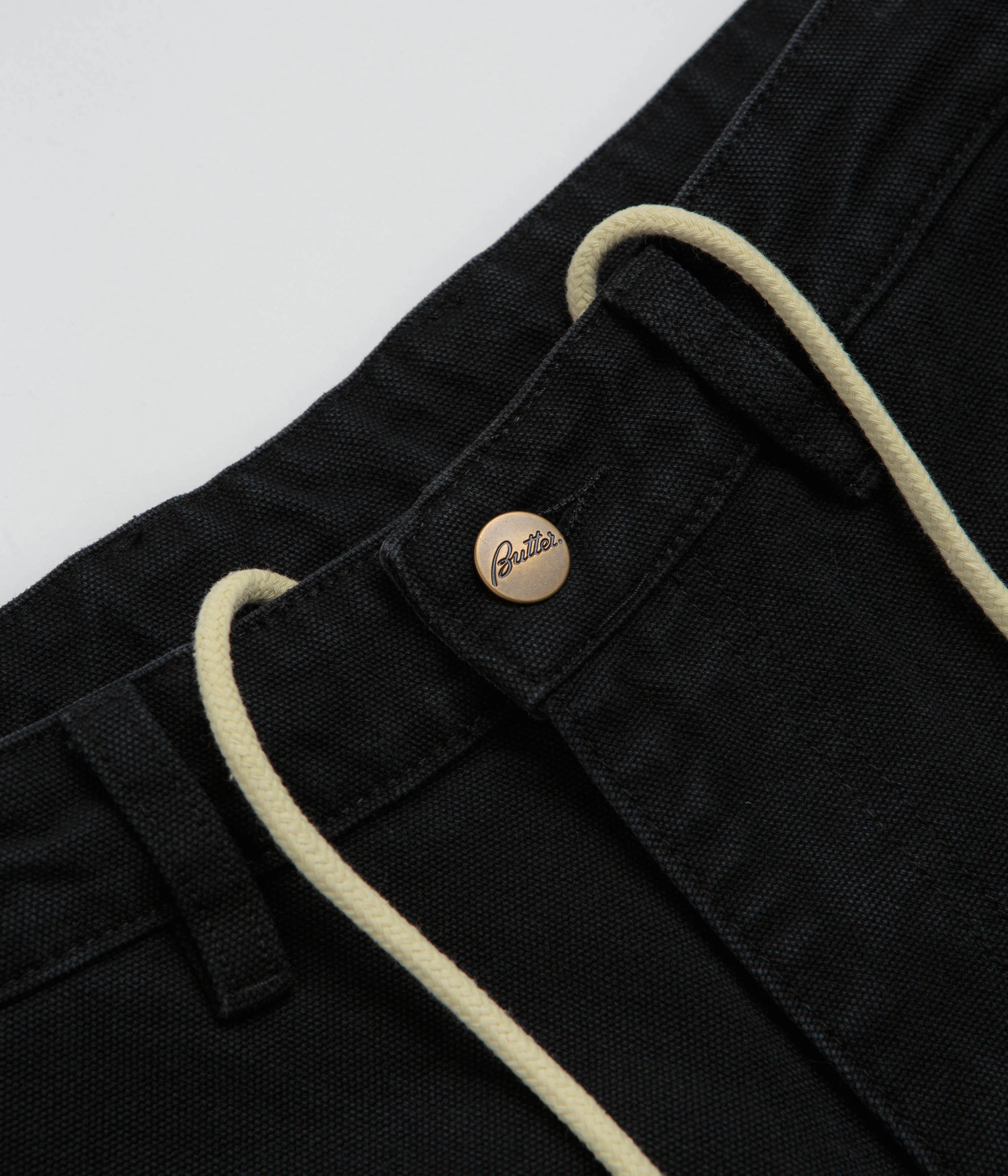 Butter Goods Work Pants - Washed Black - Image 7