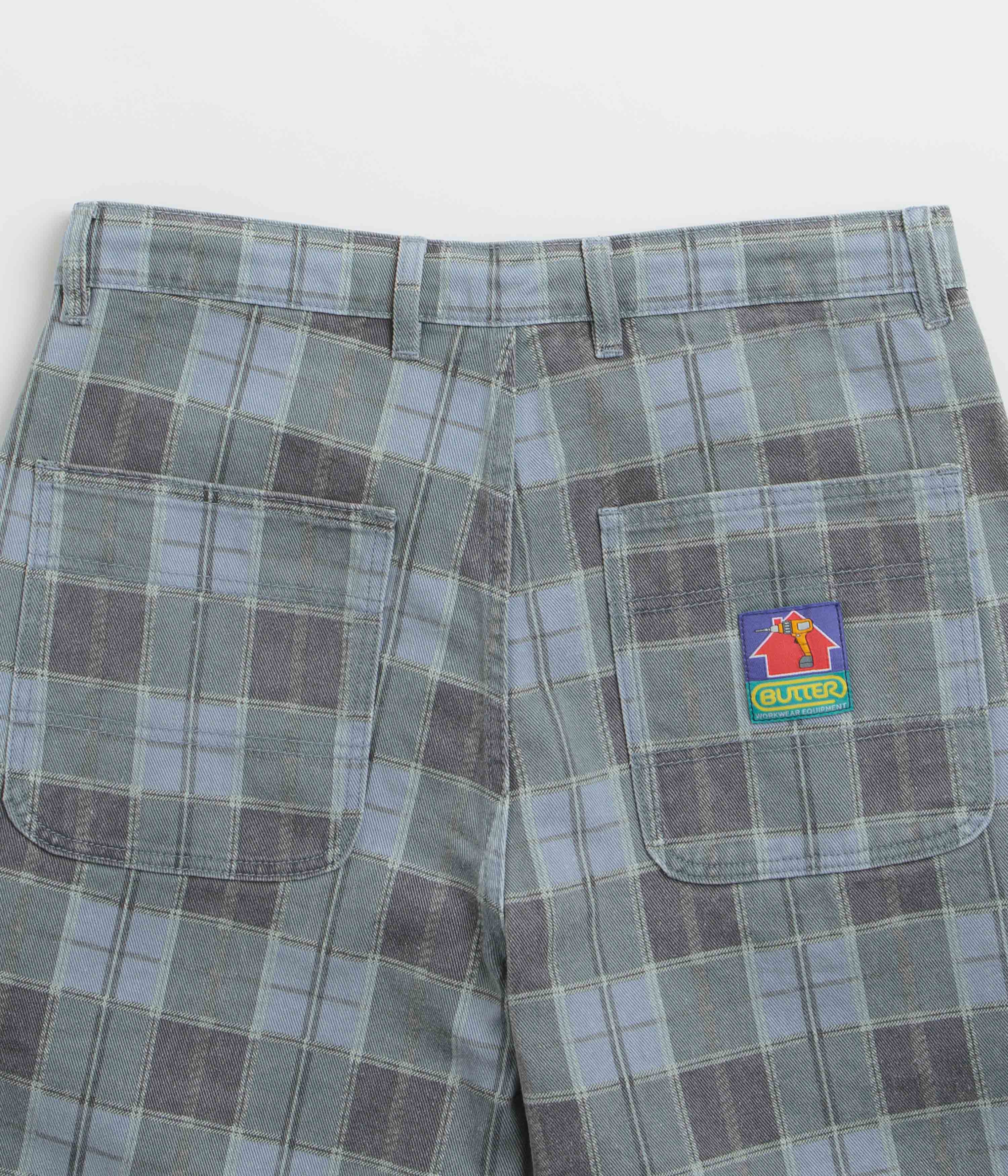 Butter Goods Work Shorts - Plaid - Image 6