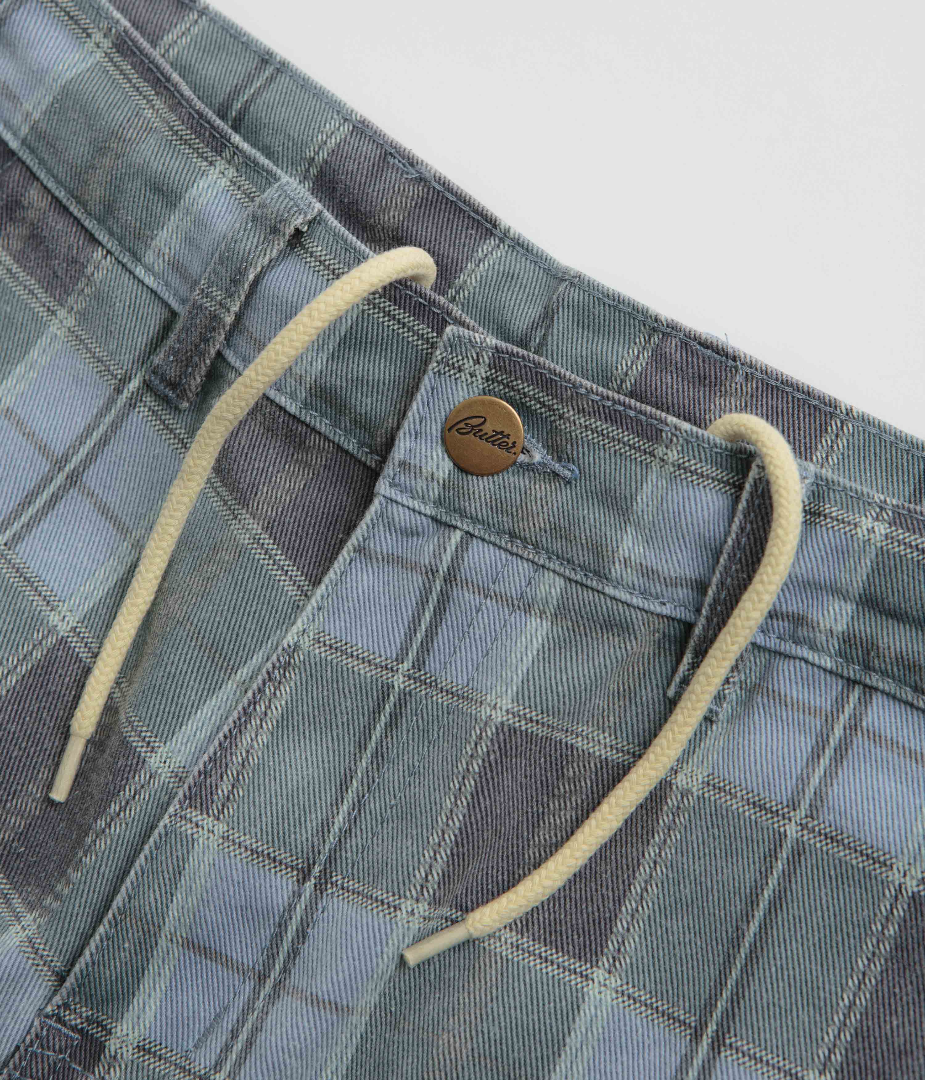 Butter Goods Work Shorts - Plaid - Image 7