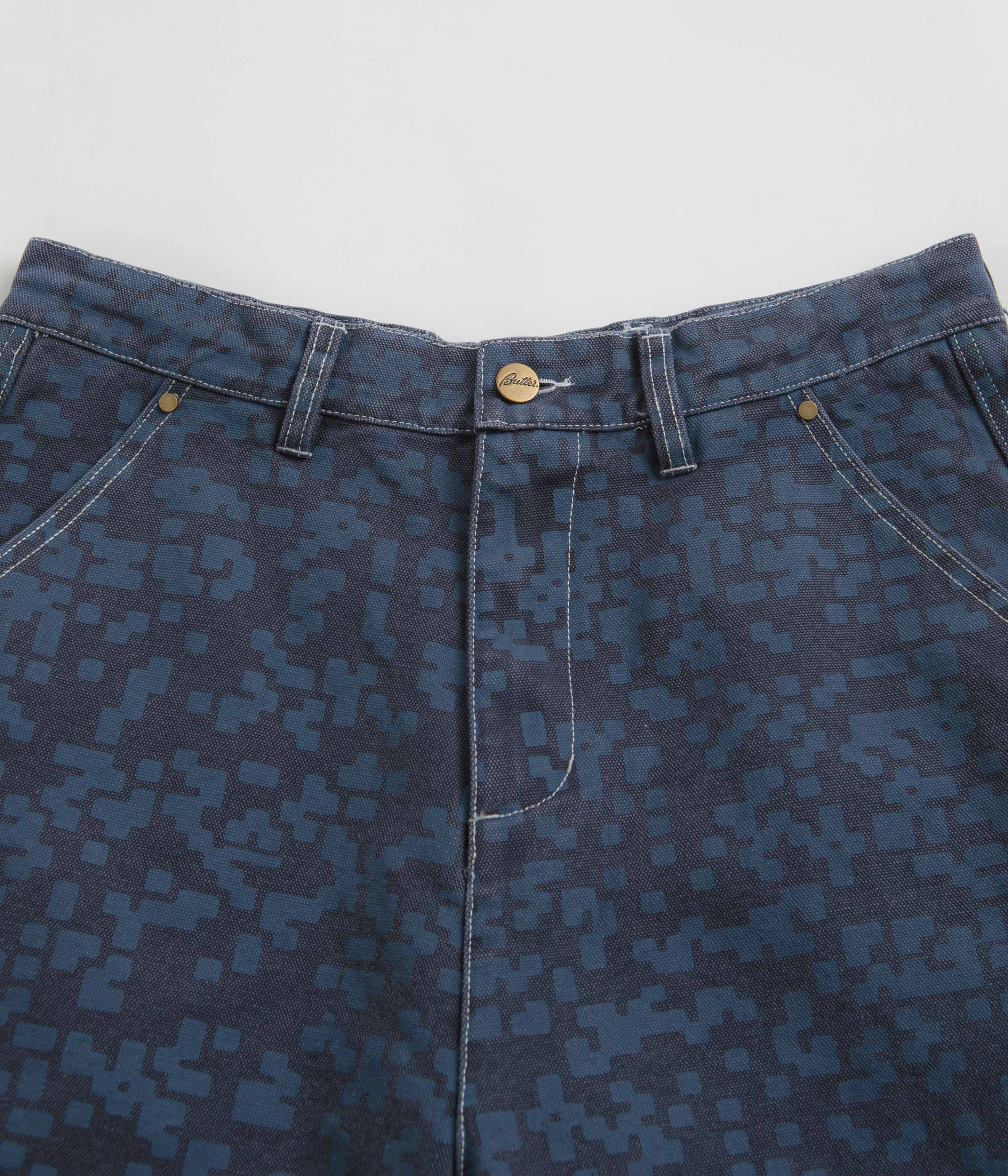 Butter Goods Work Shorts - Slate Blue - Image 4