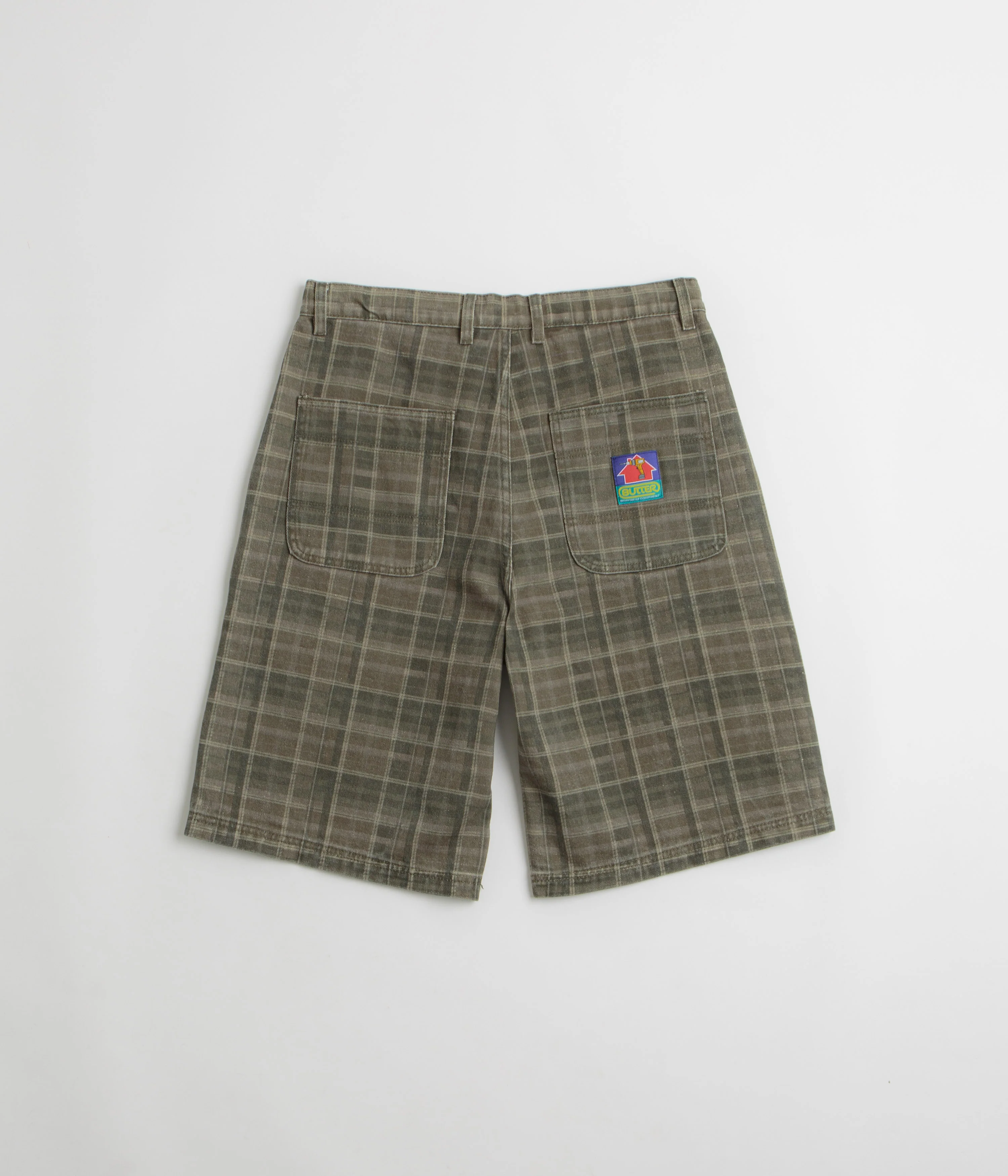 Butter Goods Work Shorts - Washed Plaid - Image 3