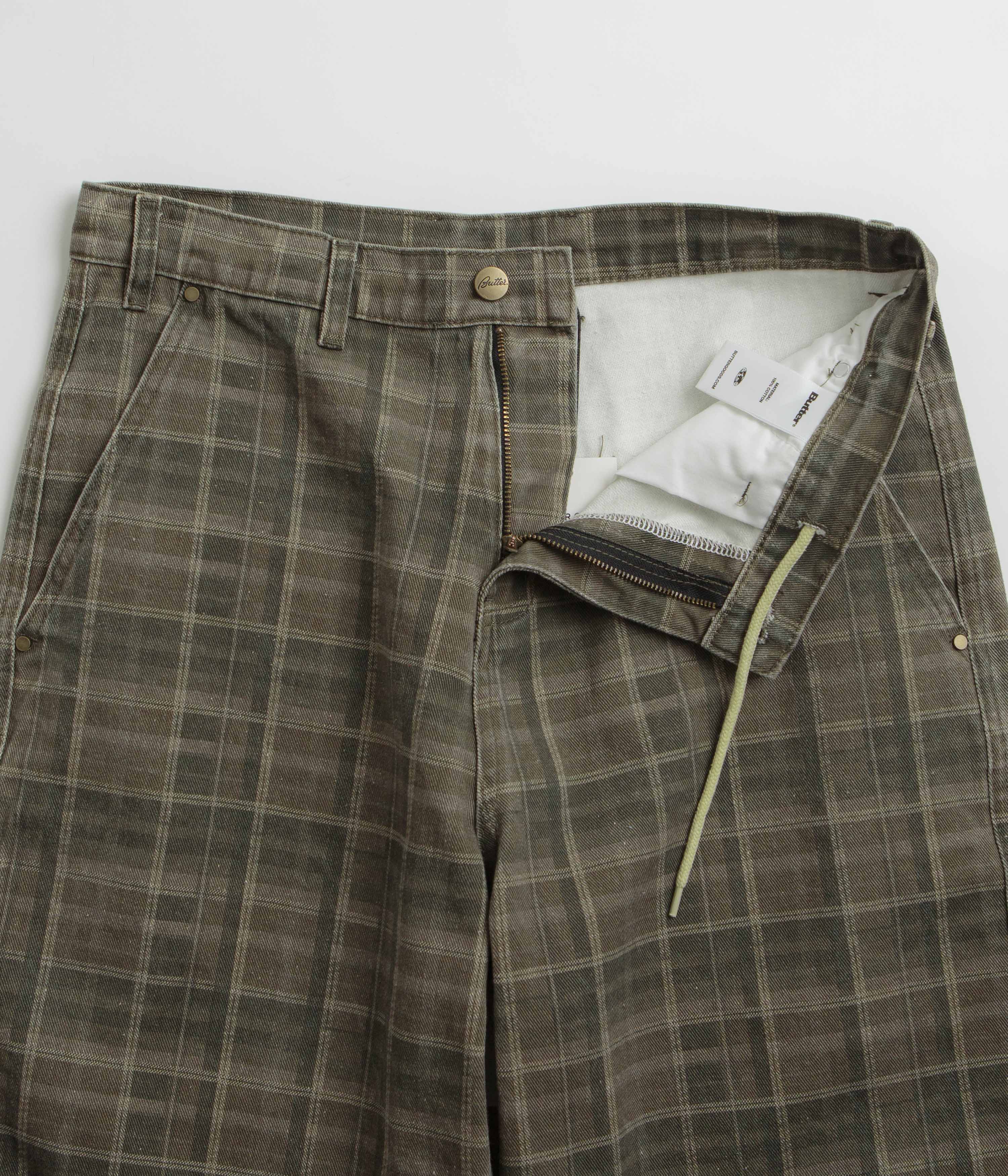 Butter Goods Work Shorts - Washed Plaid - Image 5